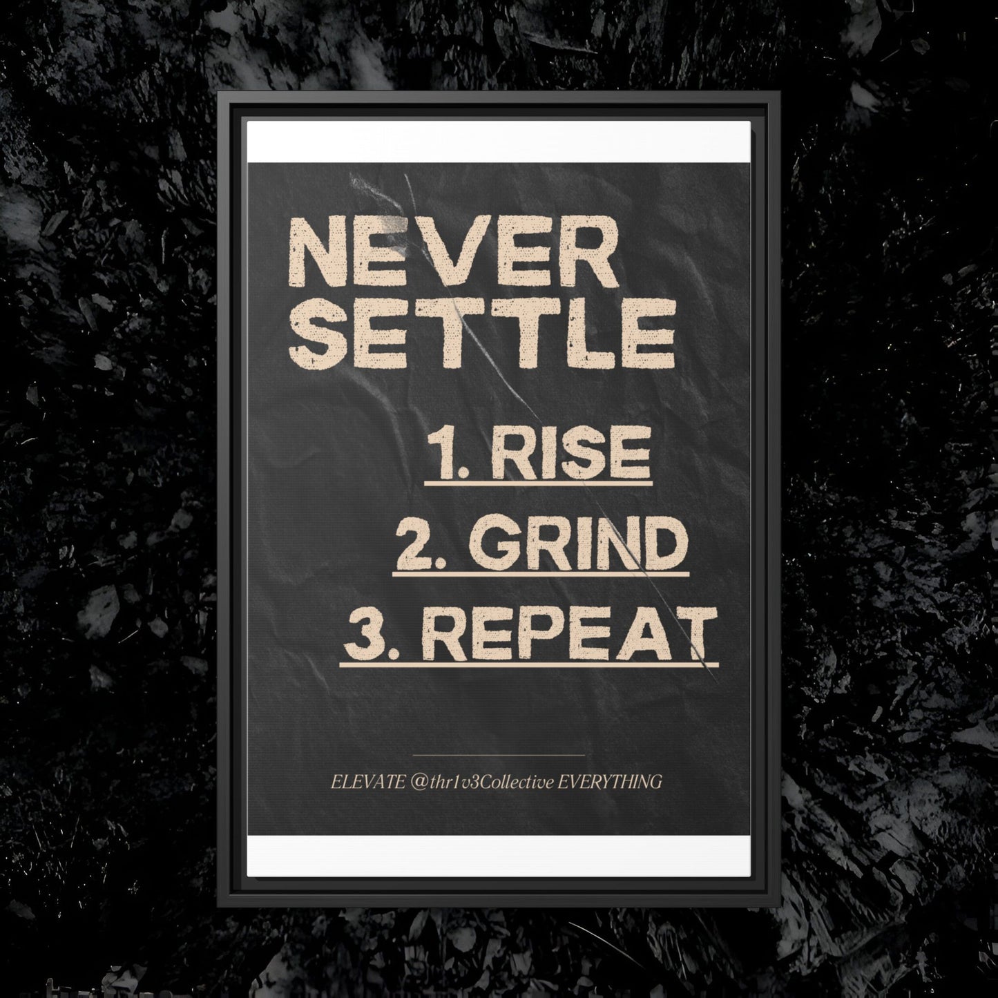 Canvas Print Motivational Inspire Dedication