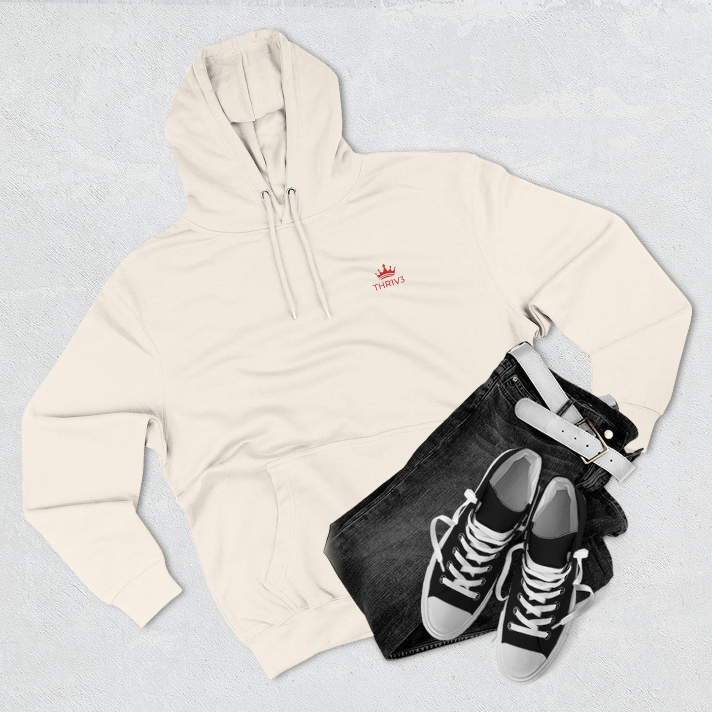 Tiger Watercolor Hoodie — Colorful Drip Animal Graphic Fleece Hoodie