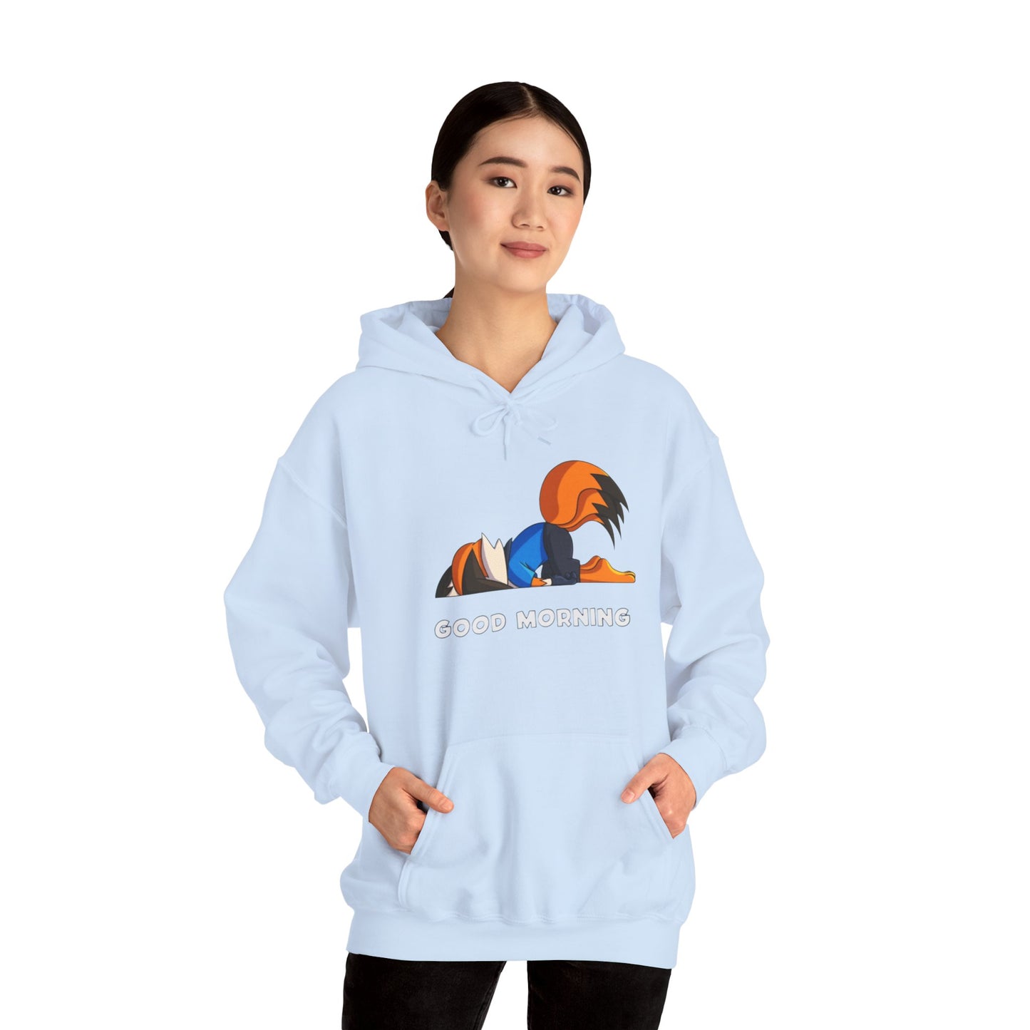 Good Mornings Cartoon Hoodie - Unisex Heavy Blend™ Sweatshirt