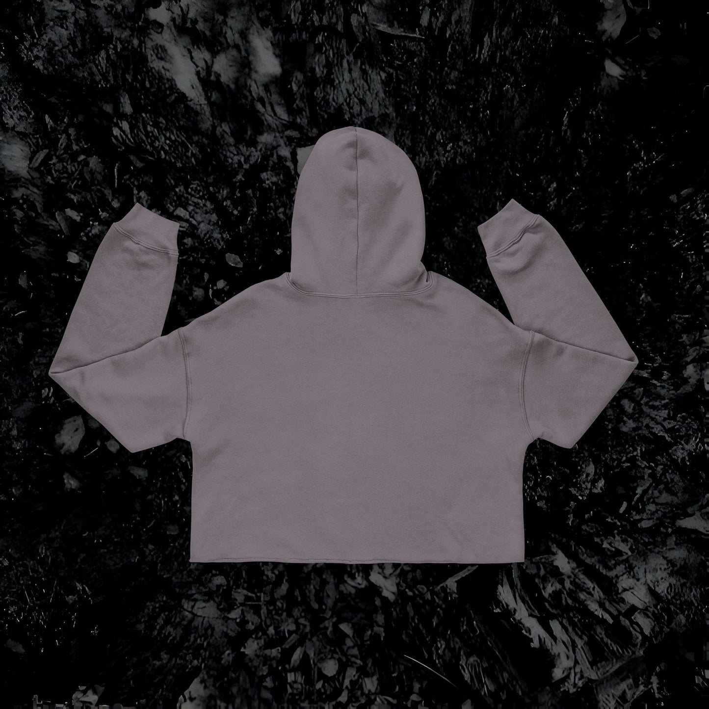Cropped Hoodie Mystic Wolf Wilderness Paw Prnt