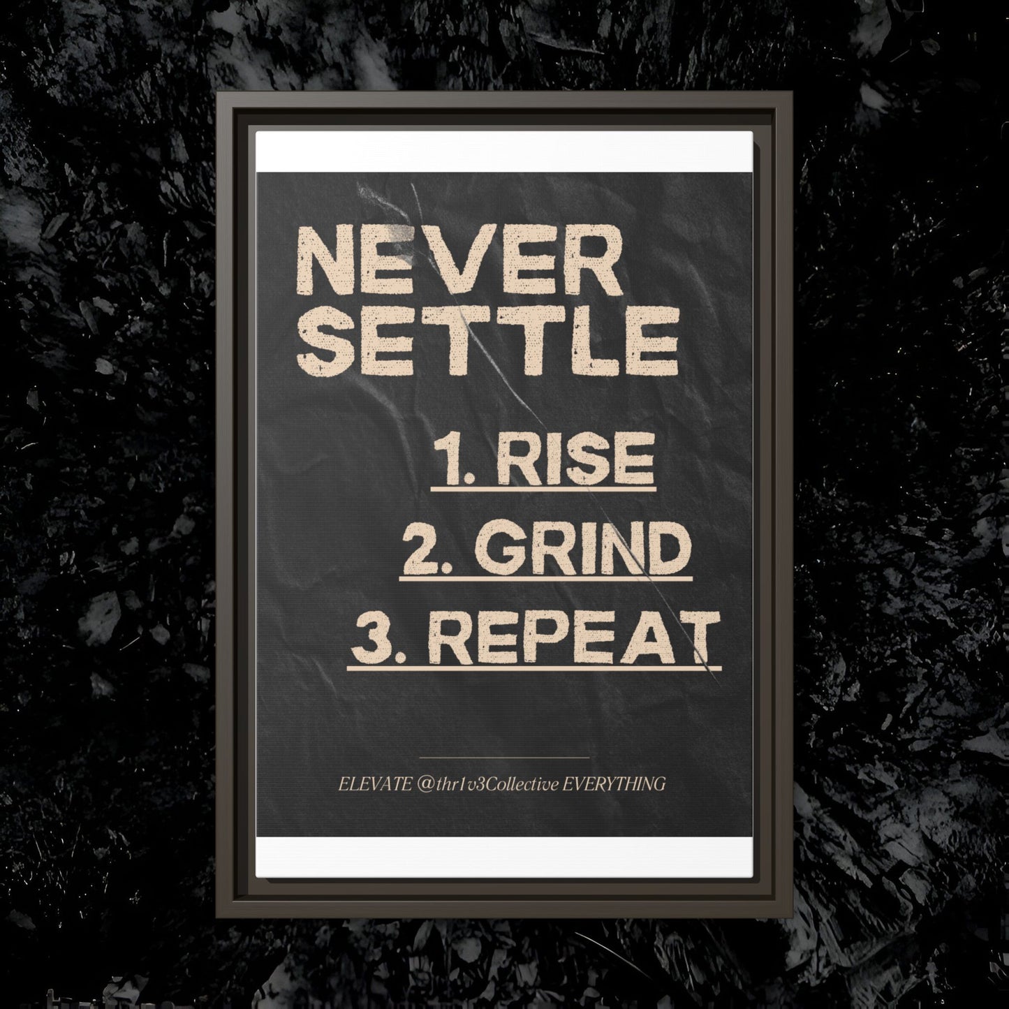 Canvas Print Motivational Inspire Dedication
