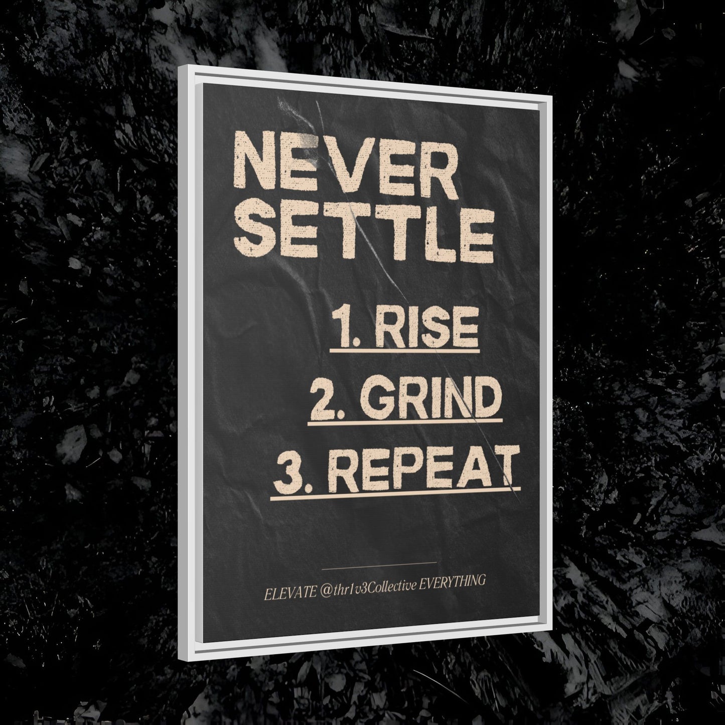 Canvas Print Motivational Inspire Dedication
