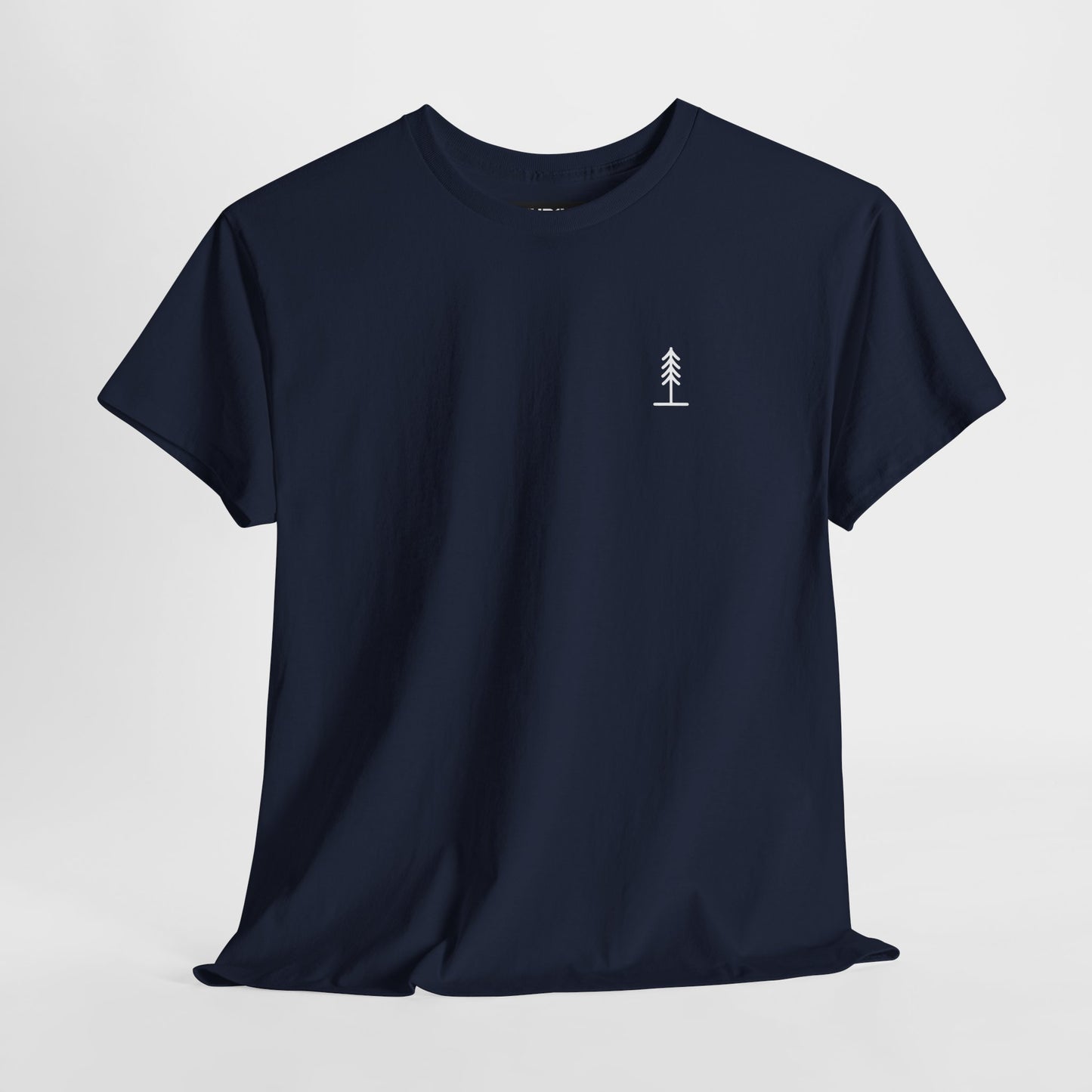 Cross & Mountain Tee — Rustic Christian Graphic T-Shirt