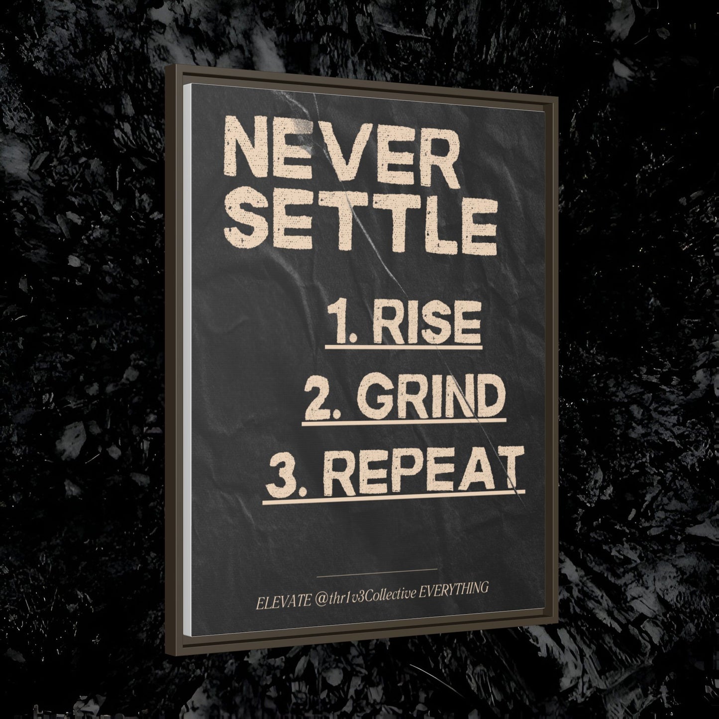 Canvas Print Motivational Inspire Dedication