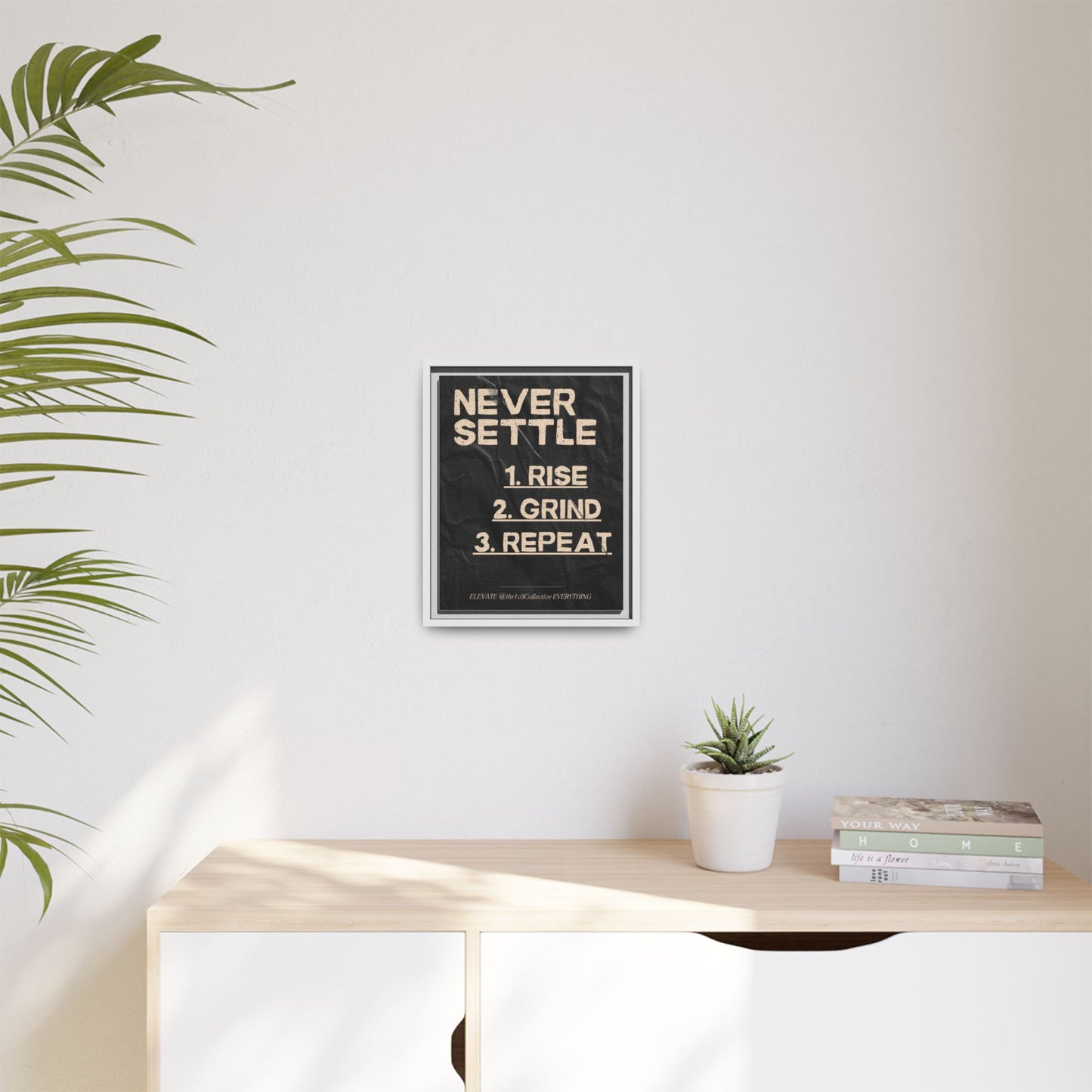 Canvas Print Motivational Inspire Dedication