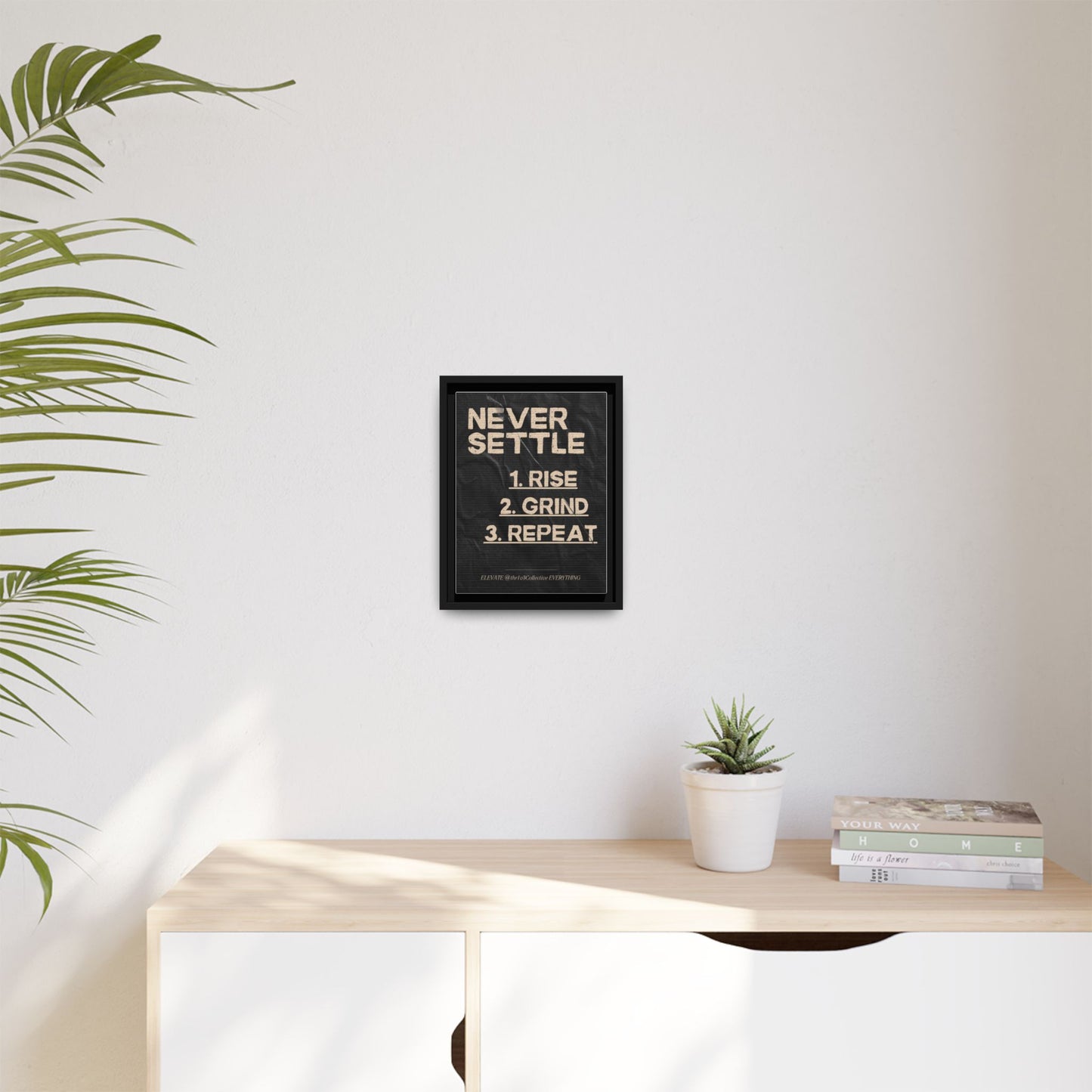 Canvas Print Motivational Inspire Dedication