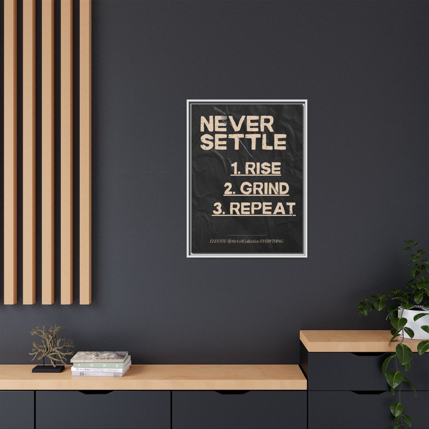 Canvas Print Motivational Inspire Dedication