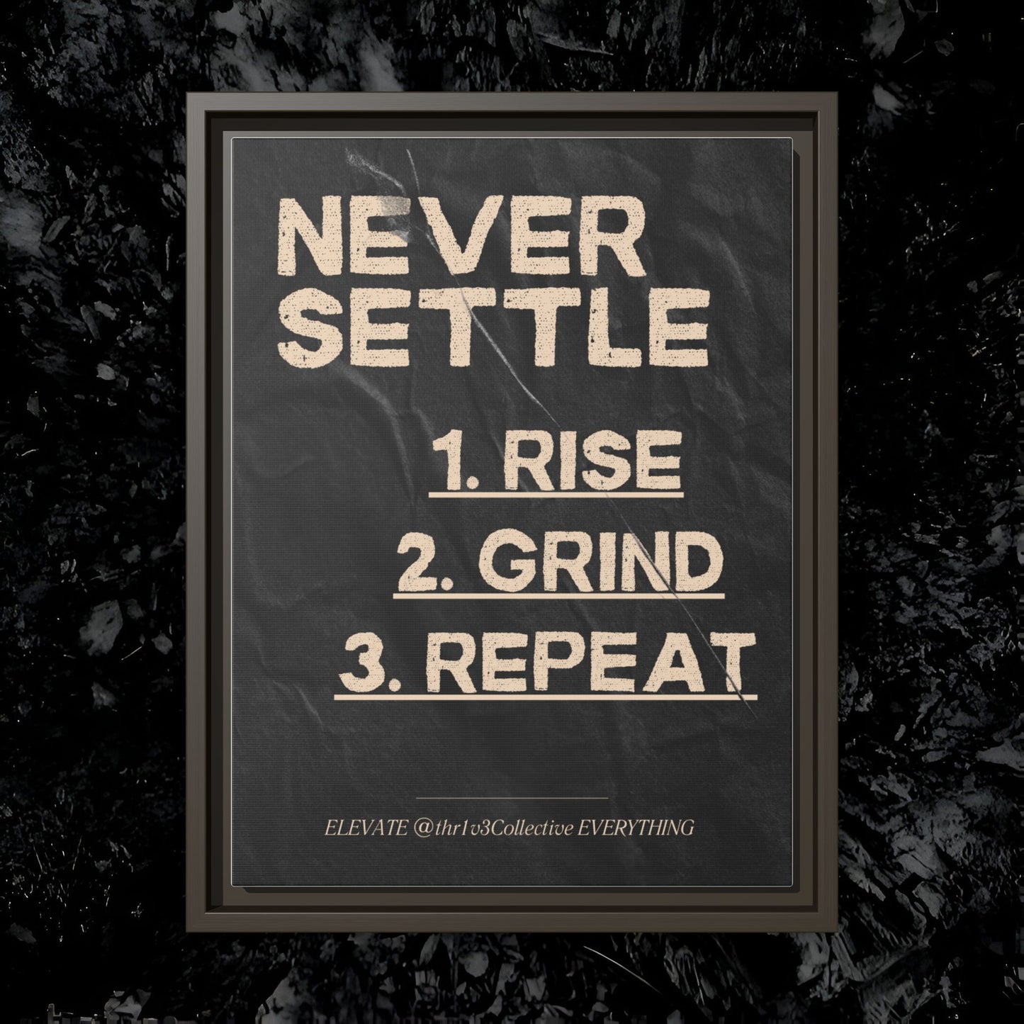 Canvas Print Motivational Inspire Dedication