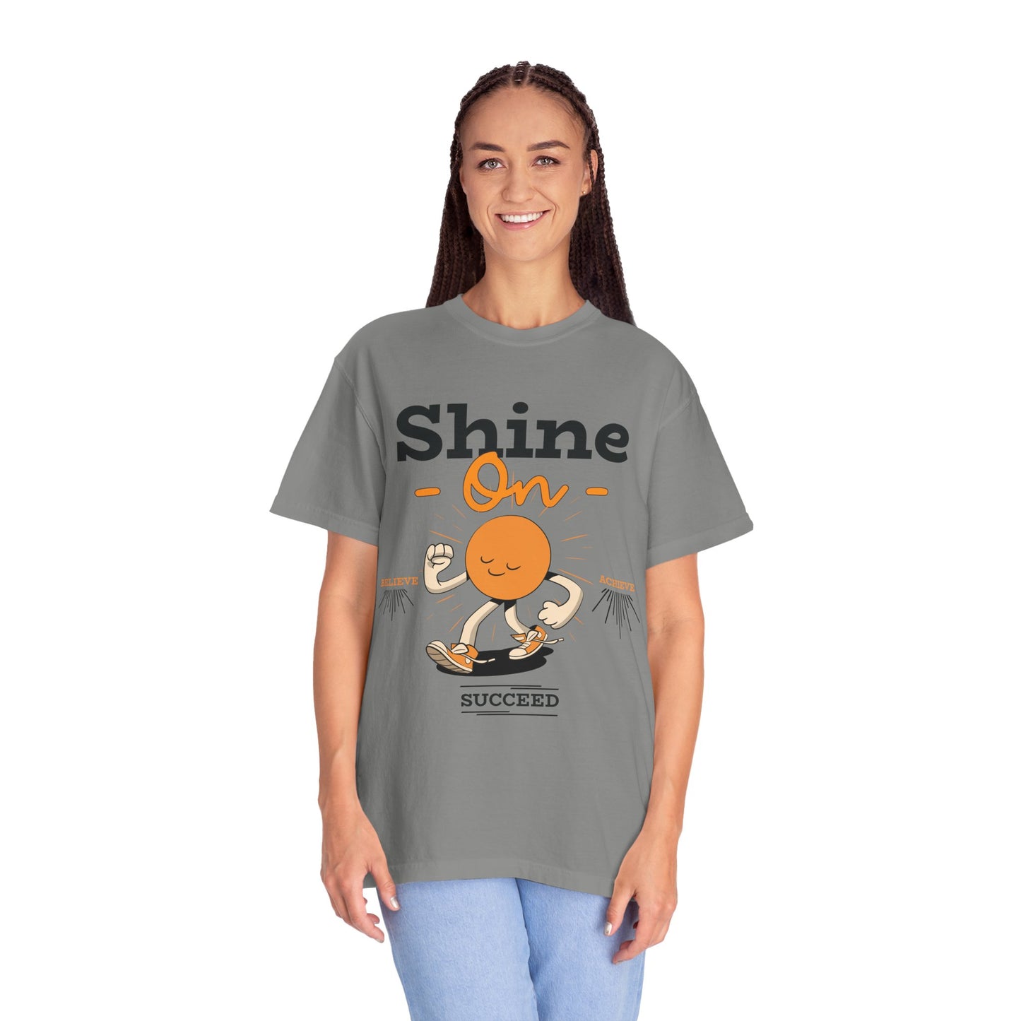 Shine On Unisex T-Shirt, Motivational Tee, Gift for Everyone, Casual Wear, Positive Vibes, Everyday Inspiration