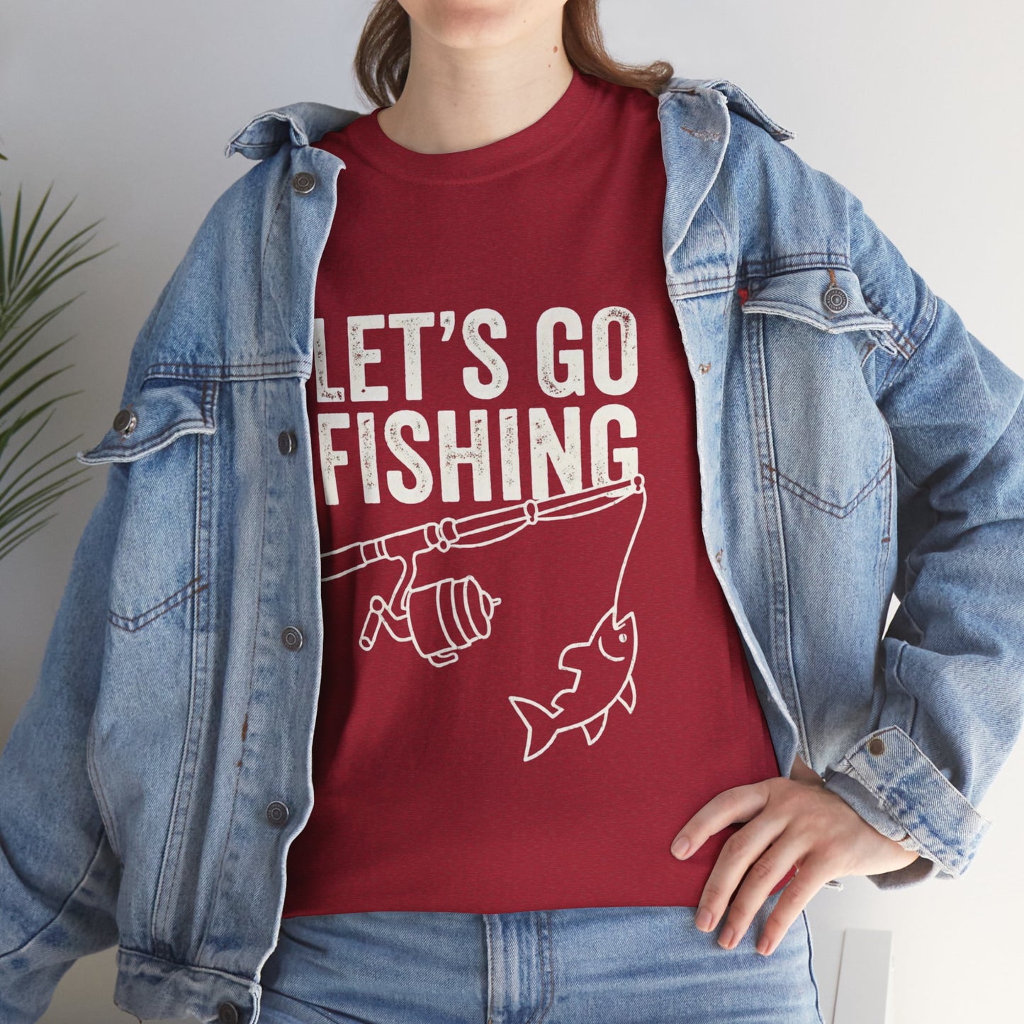 Fishing T-Shirt – "Let's Go Fishing" & "WTF (Where's The Fish)" Graphic Tee for Anglers