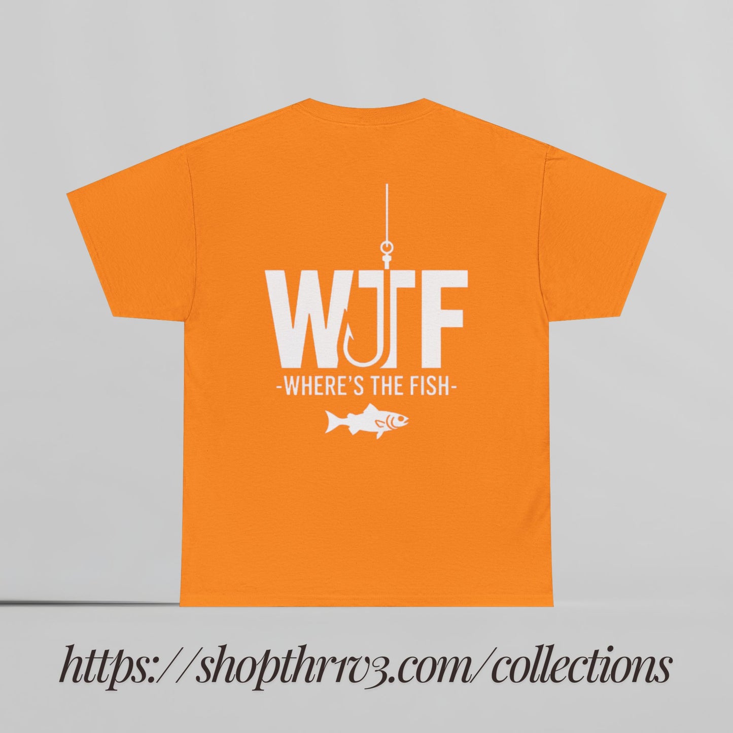 Fishing T-Shirt – "Let's Go Fishing" & "WTF (Where's The Fish)" Graphic Tee for Anglers