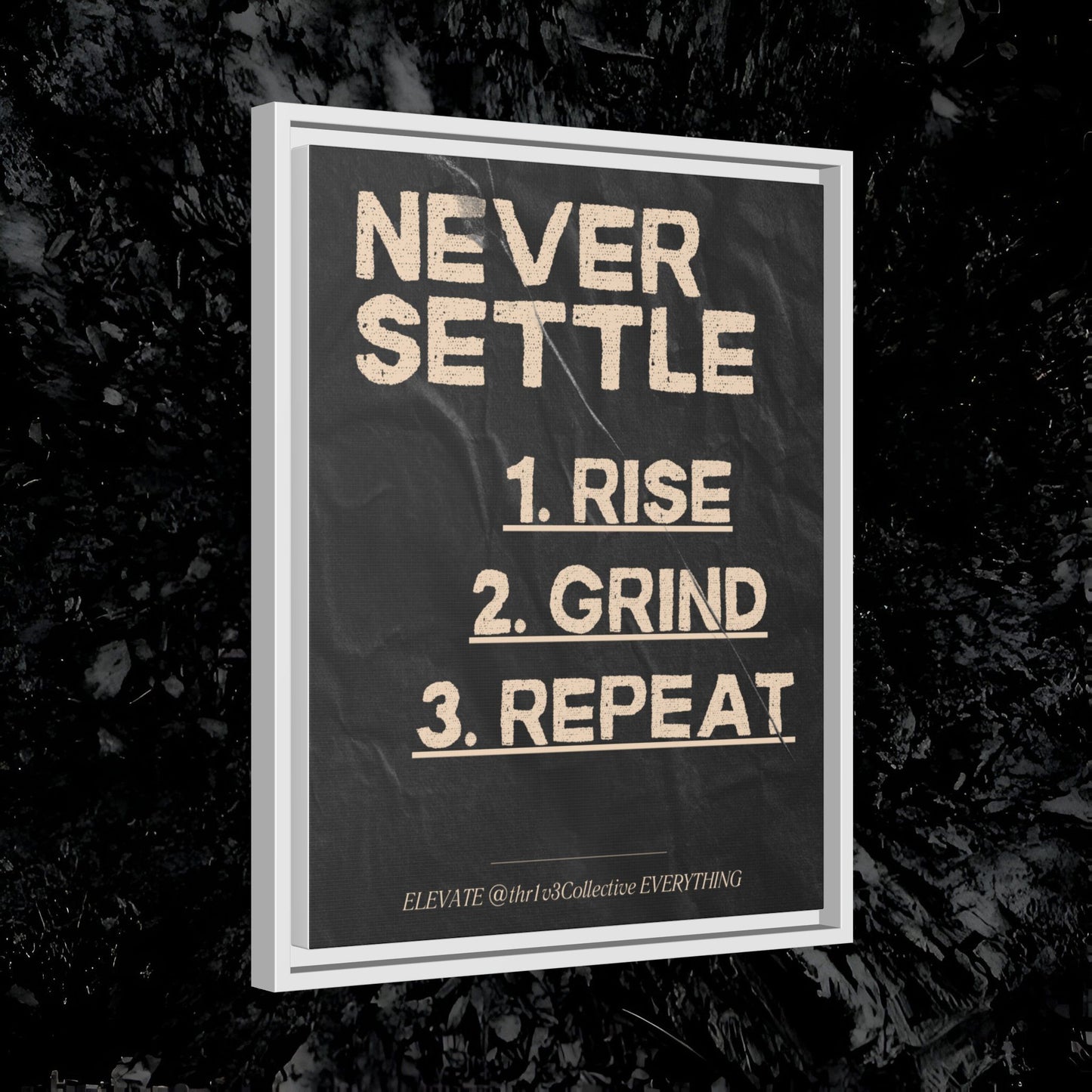 Canvas Print Motivational Inspire Dedication