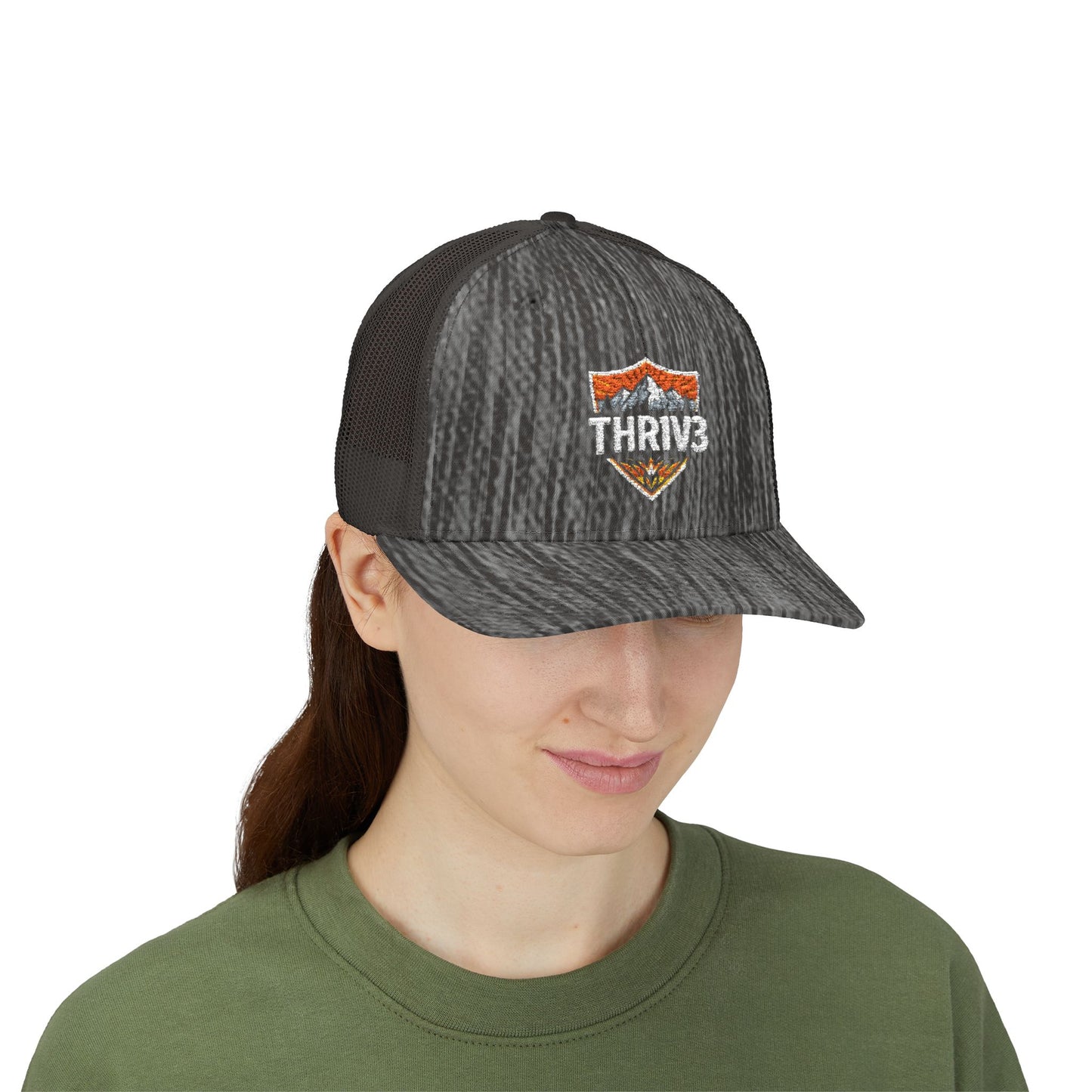 Snapback Cap THR1V3 Collective Mountaineer Outdoors Official Wildlife Logo