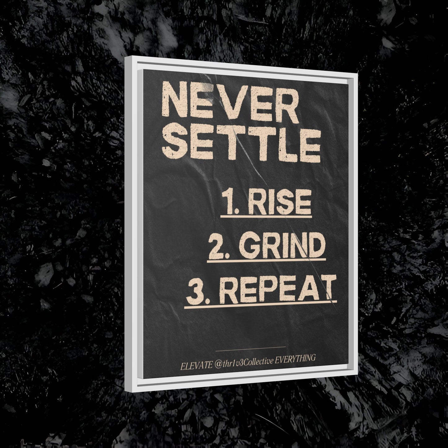 Canvas Print Motivational Inspire Dedication