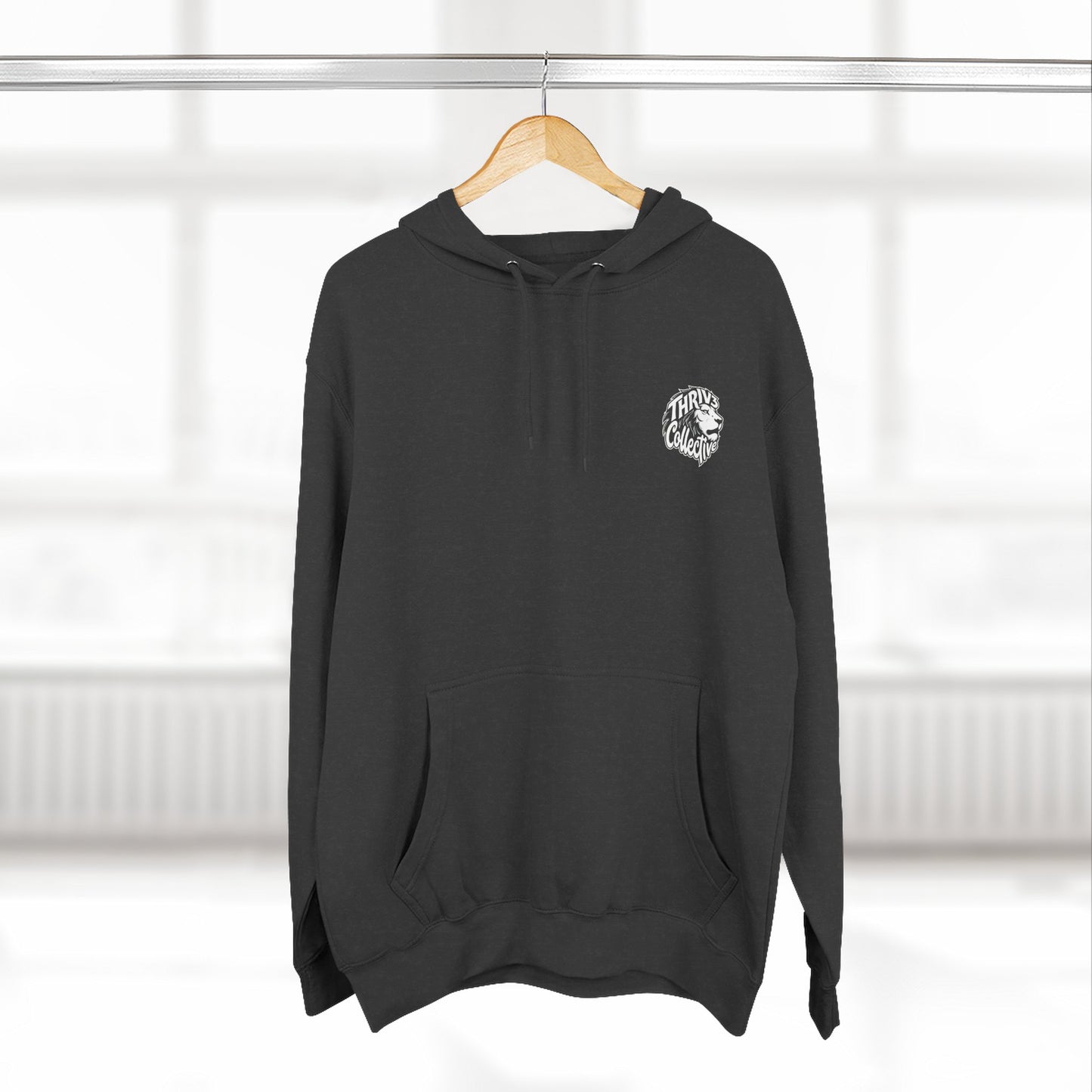 Christian Lion Hoodie — "I Can Do All Things Through Christ" Fleece Pullover