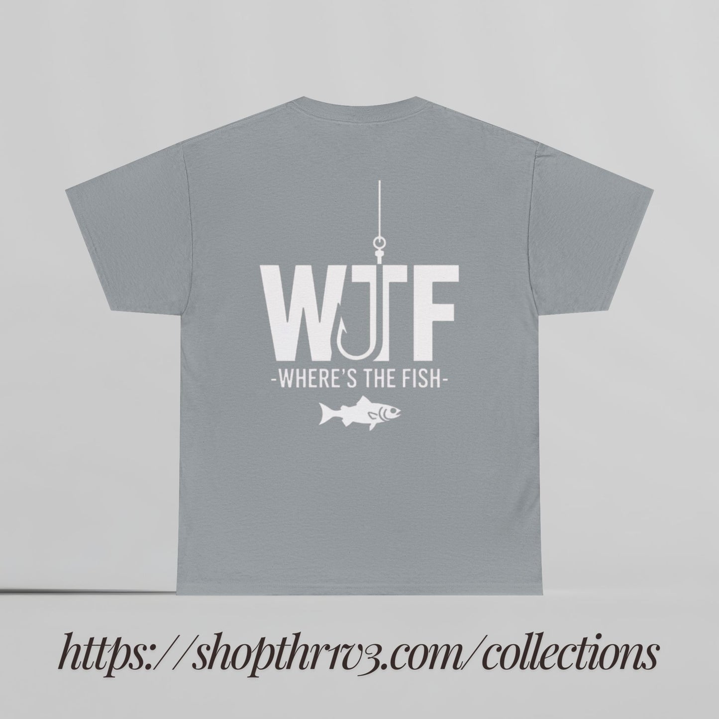 Fishing T-Shirt – "Let's Go Fishing" & "WTF (Where's The Fish)" Graphic Tee for Anglers