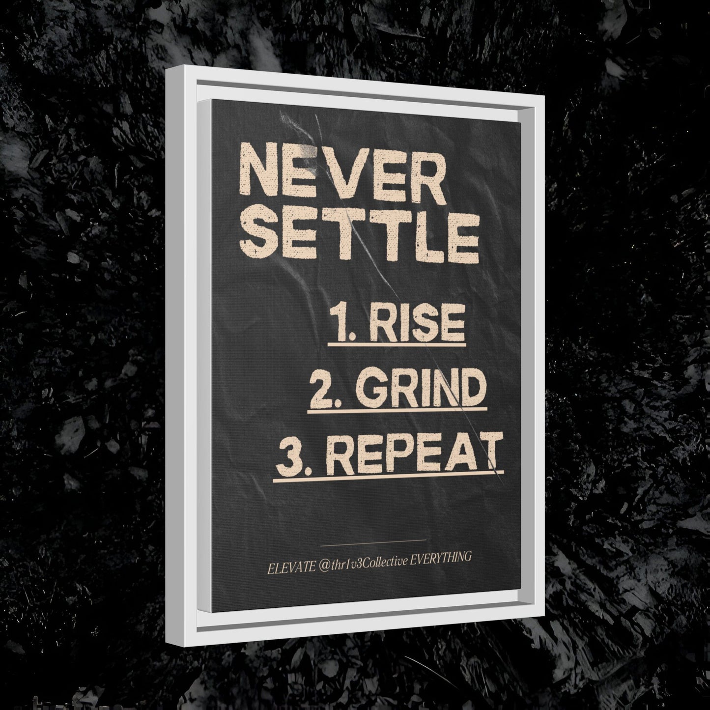 Canvas Print Motivational Inspire Dedication