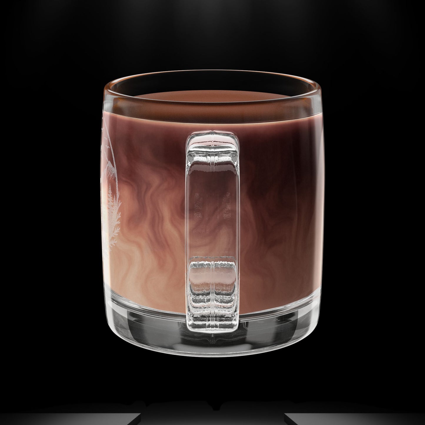 Glass Coffee Mug (Engraved) Majestic Elk Wilderness