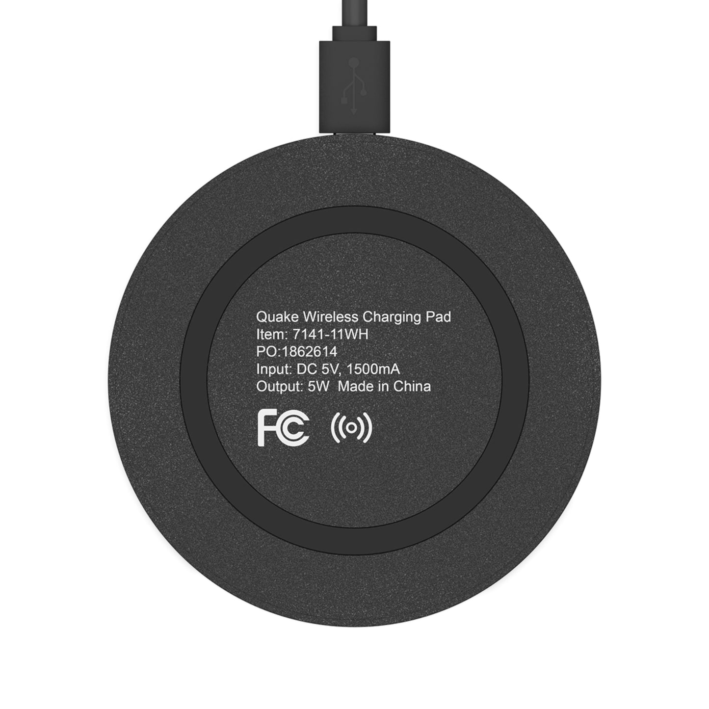 Wireless Charging Pad - Bright Orange Background with Alligator Head Design