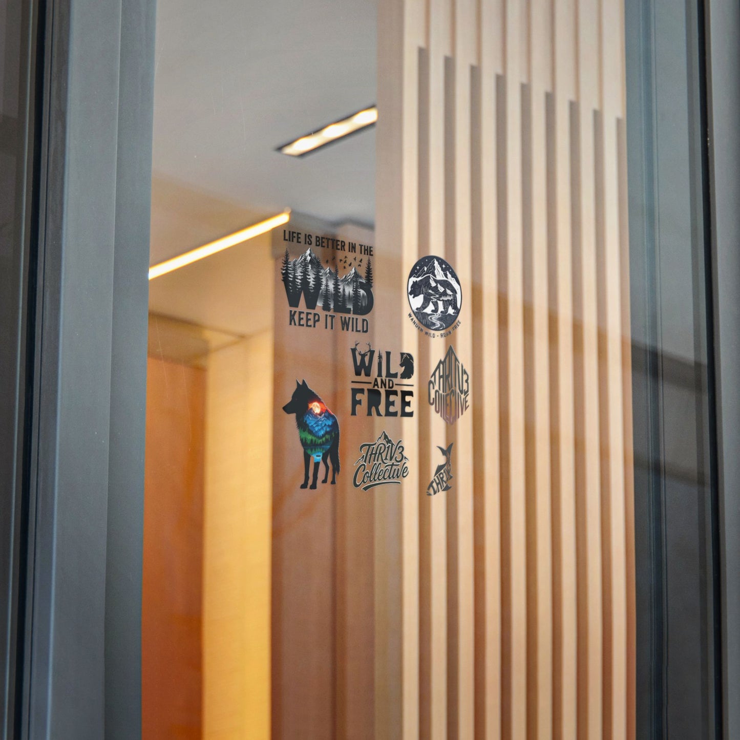 Wild & Free Die-Cut Sticker Pack — Outdoor Adventure Nature Designs (Keep It Wild)
