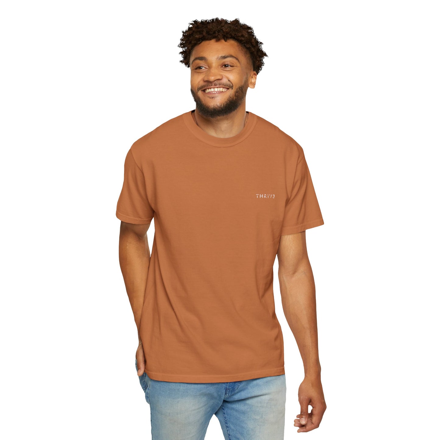 Motivational Garment-Dyed T-shirt - Emphasizing Value of Time