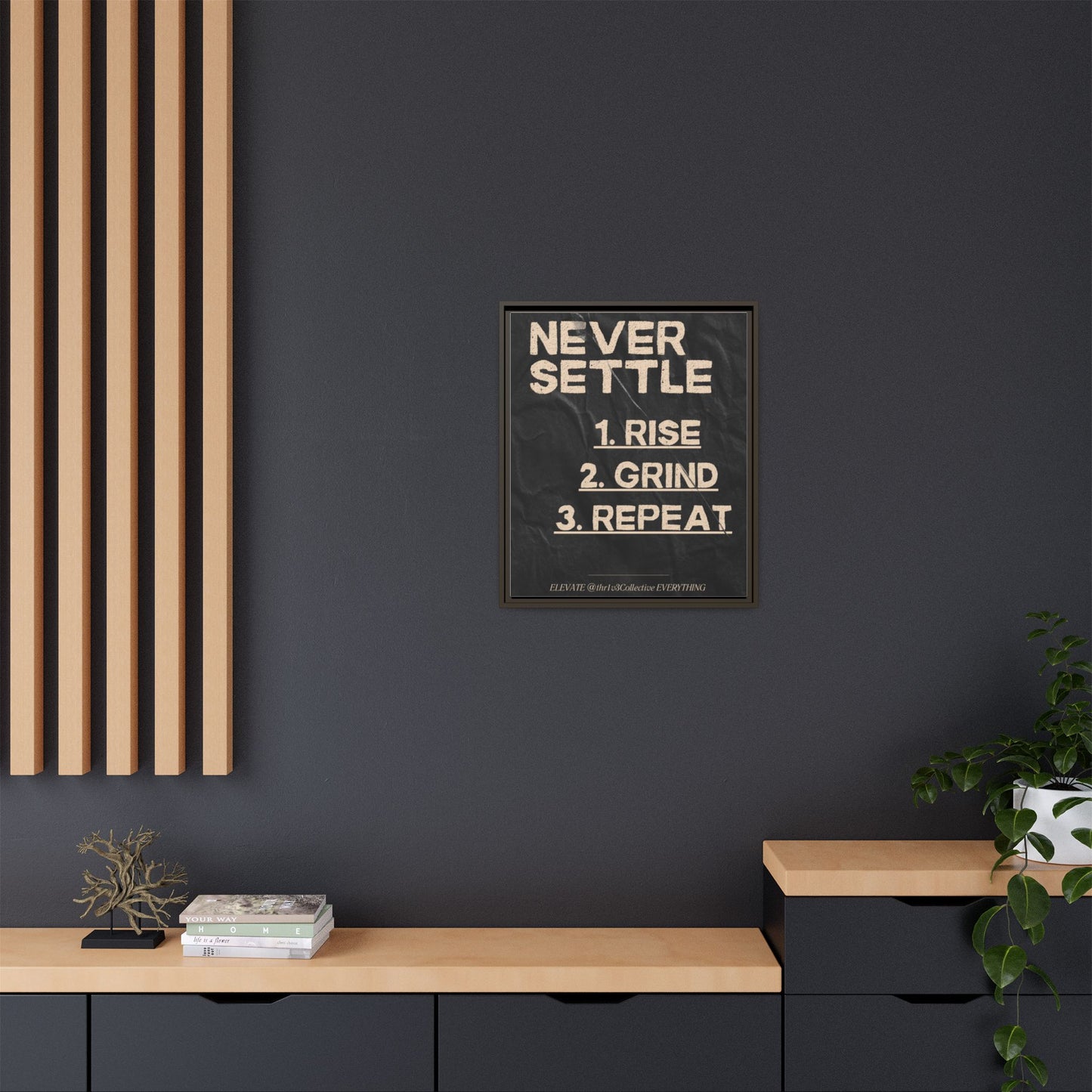 Canvas Print Motivational Inspire Dedication