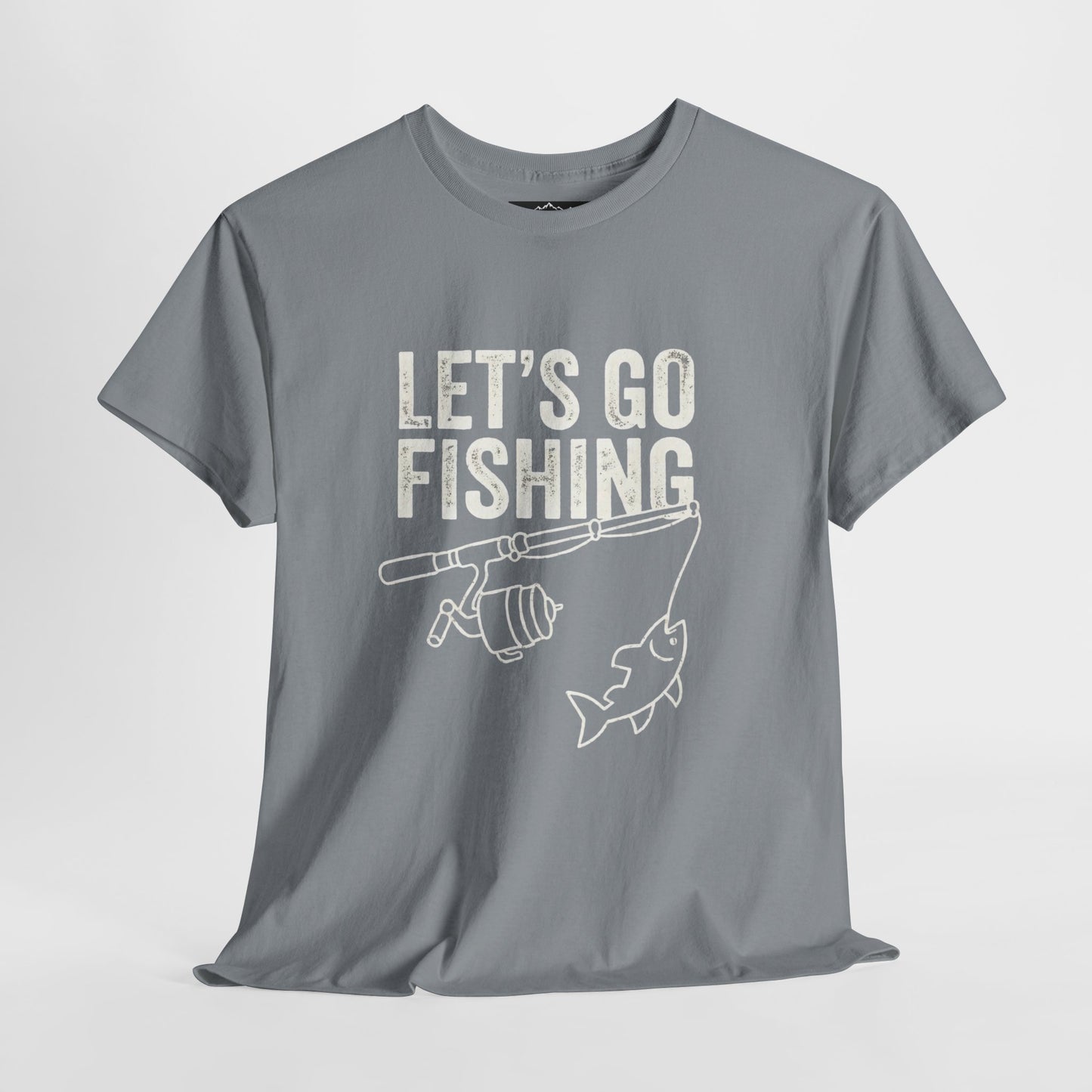 Fishing T-Shirt – "Let's Go Fishing" & "WTF (Where's The Fish)" Graphic Tee for Anglers