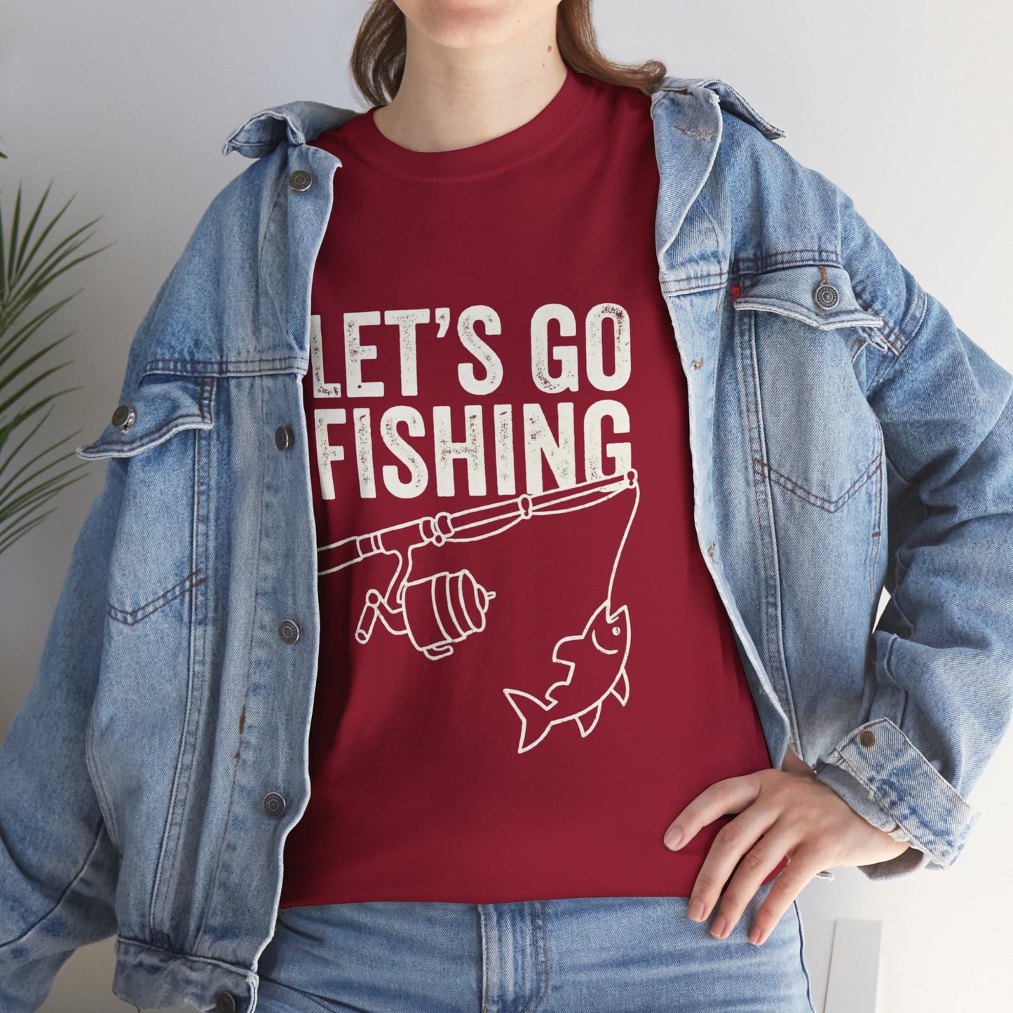Fishing T-Shirt – "Let's Go Fishing" & "WTF (Where's The Fish)" Graphic Tee for Anglers