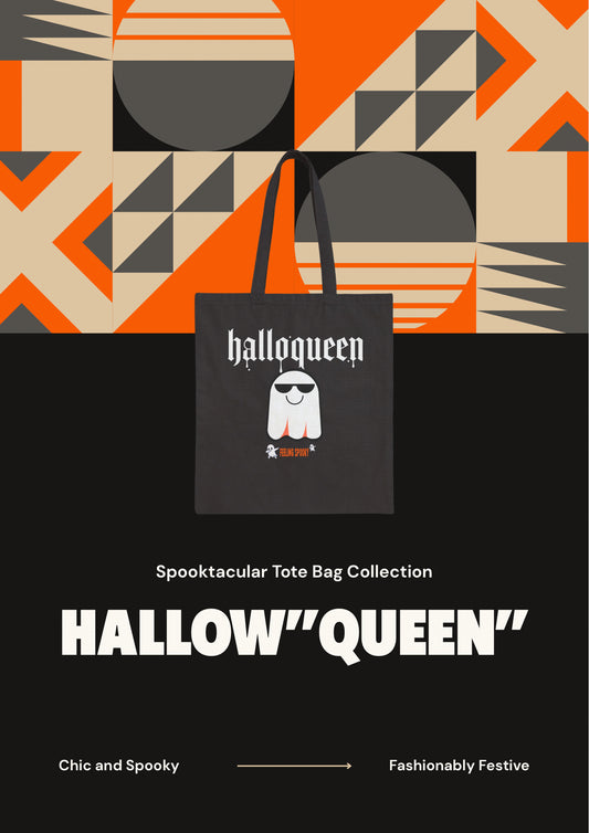 Halloween Ghosts Canvas Tote Bag
