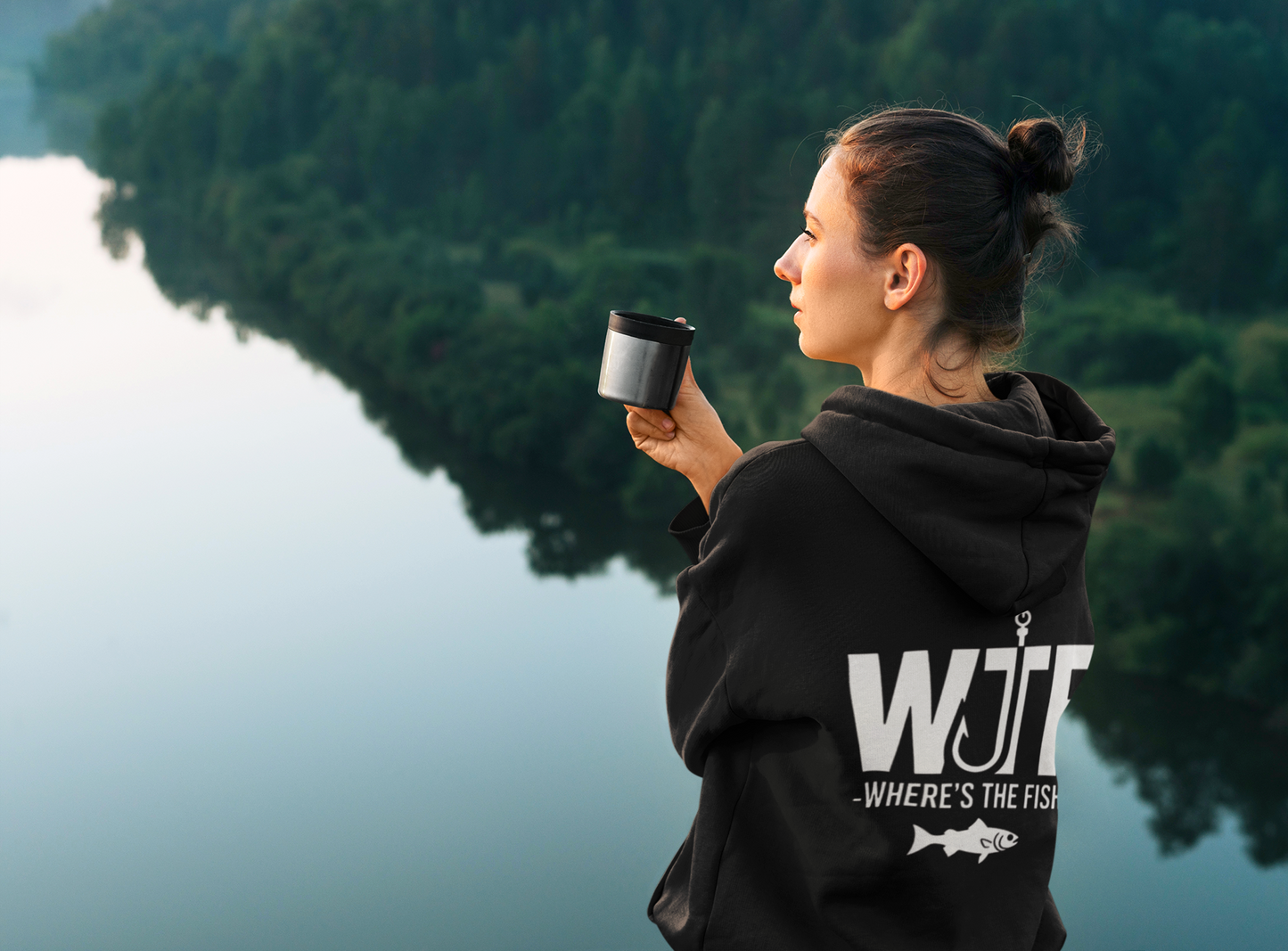 Three-Panel Fleece Hoodie