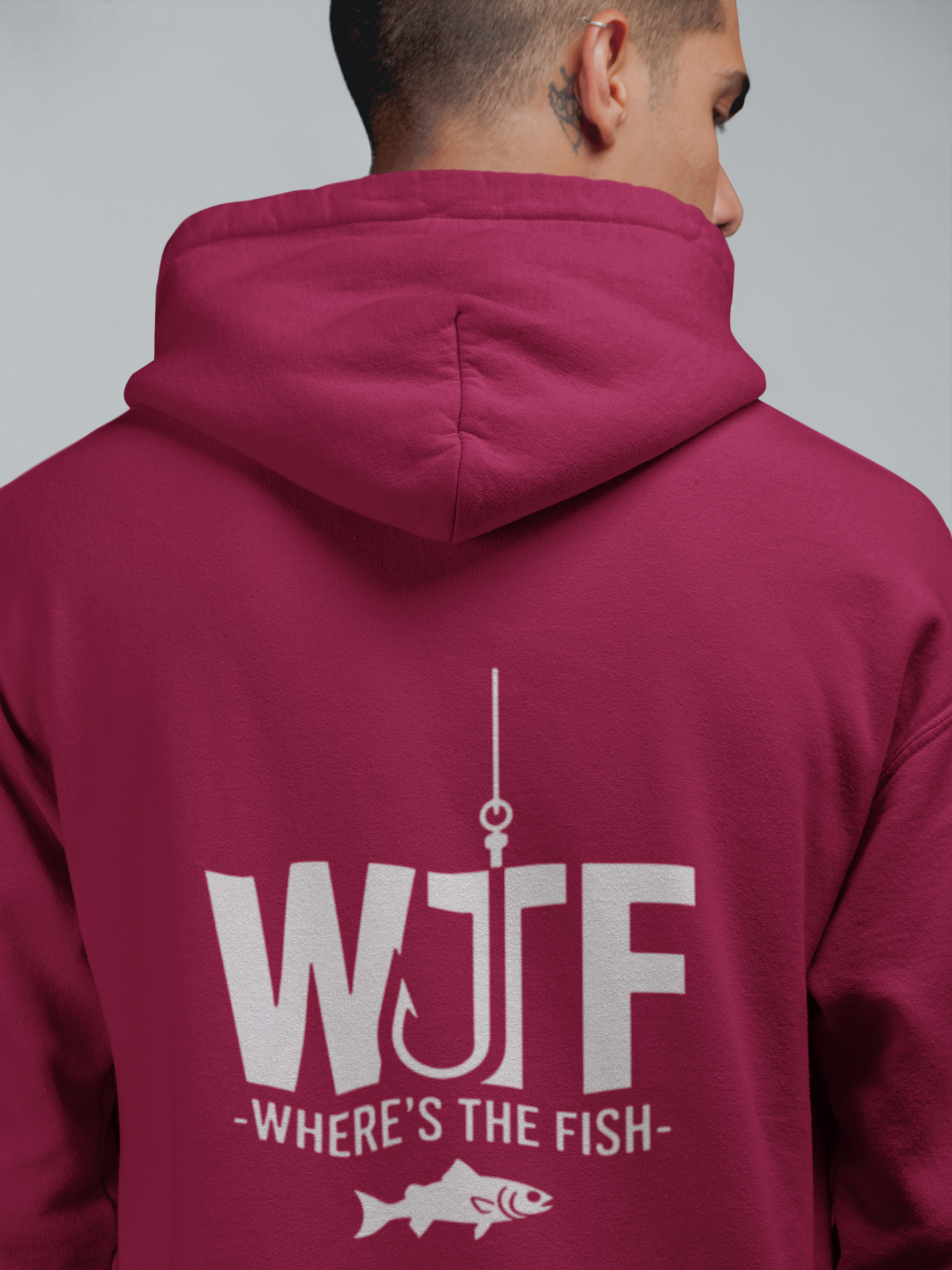 Three-Panel Fleece Hoodie