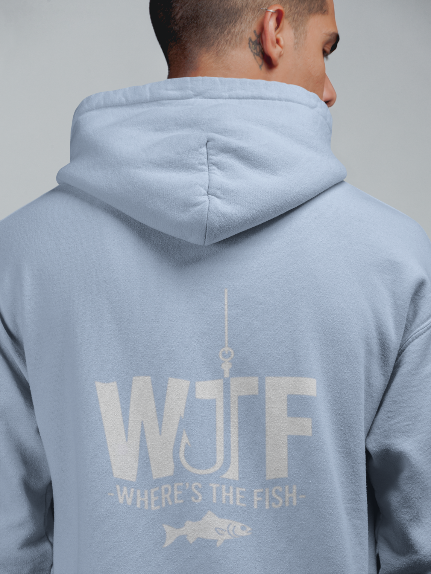 Three-Panel Fleece Hoodie