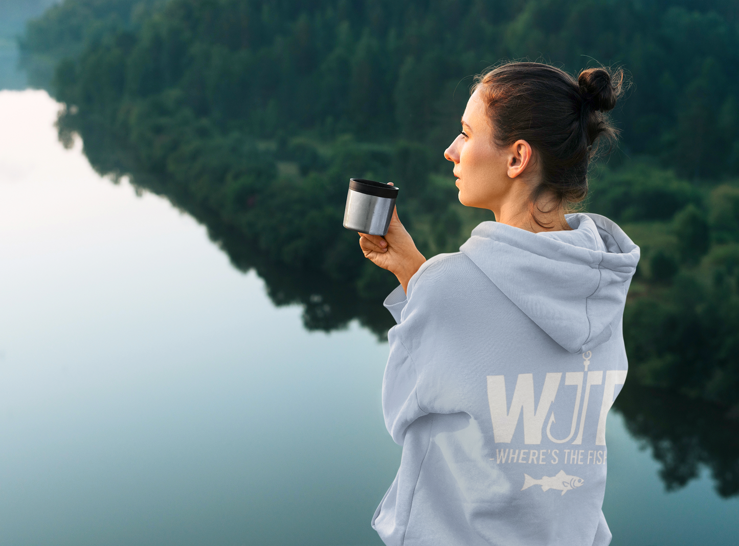 Three-Panel Fleece Hoodie