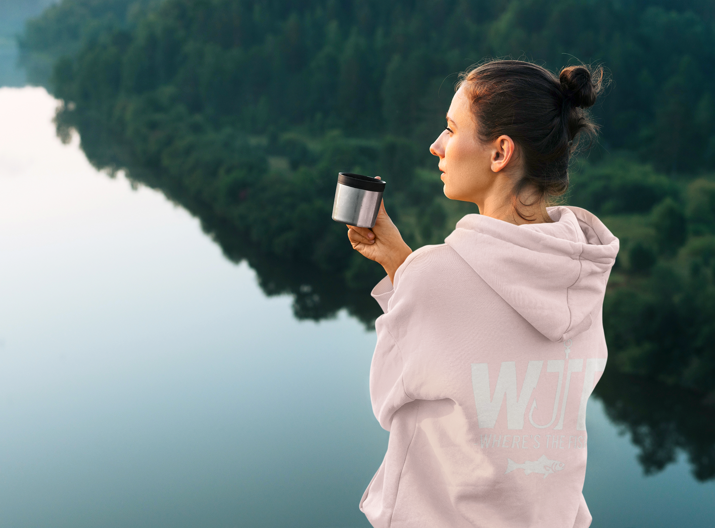 Three-Panel Fleece Hoodie