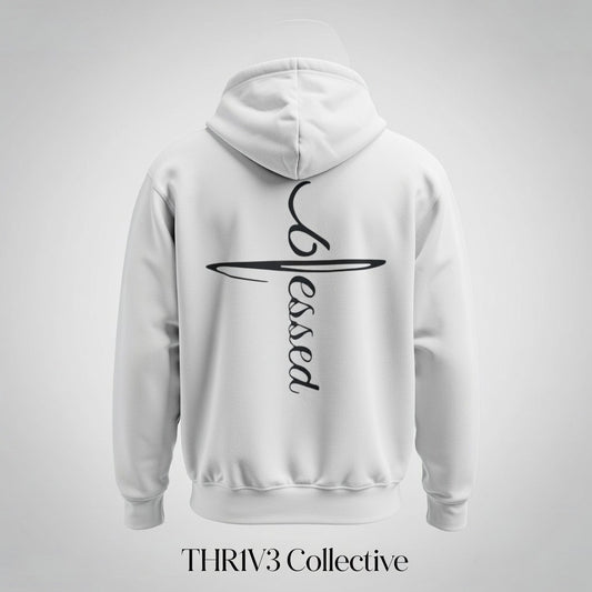 Blessed Cross Hoodie — Faith & Positivity Pullover