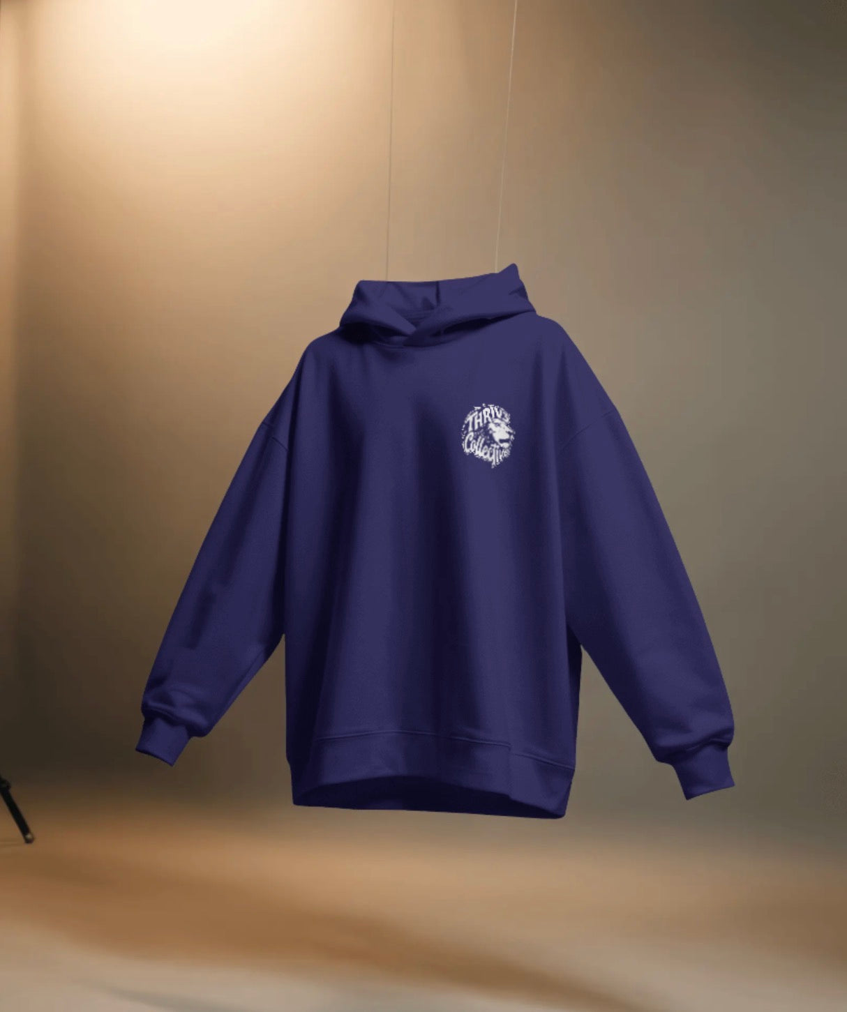 Christian Lion Hoodie — "I Can Do All Things Through Christ" Fleece Pullover