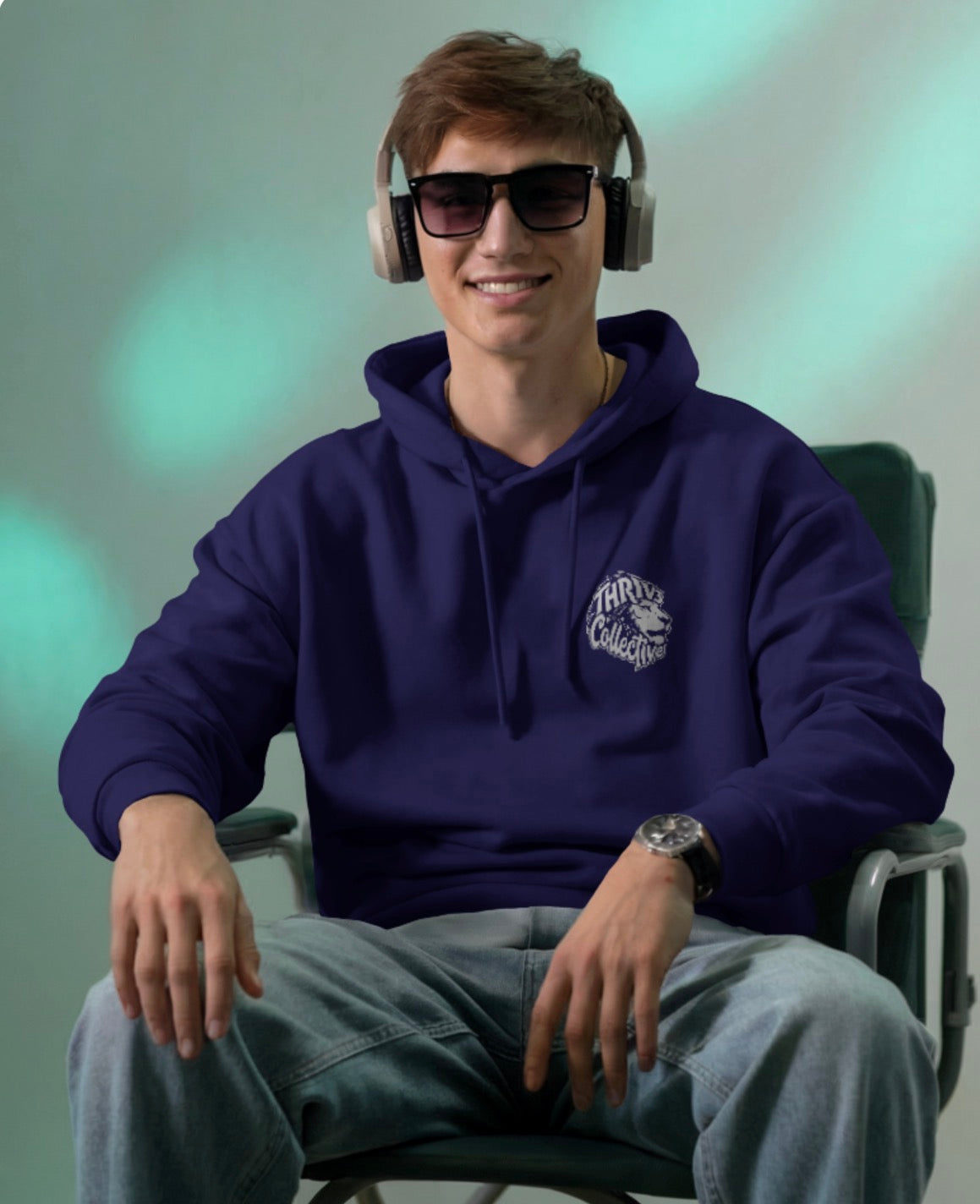 Christian Lion Hoodie — "I Can Do All Things Through Christ" Fleece Pullover