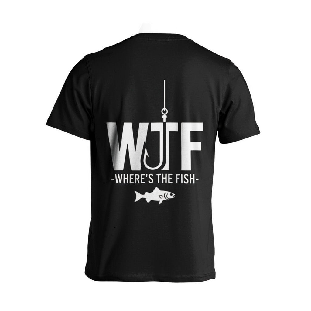 Fishing T-Shirt – "Let's Go Fishing" & "WTF (Where's The Fish)" Graphic Tee for Anglers