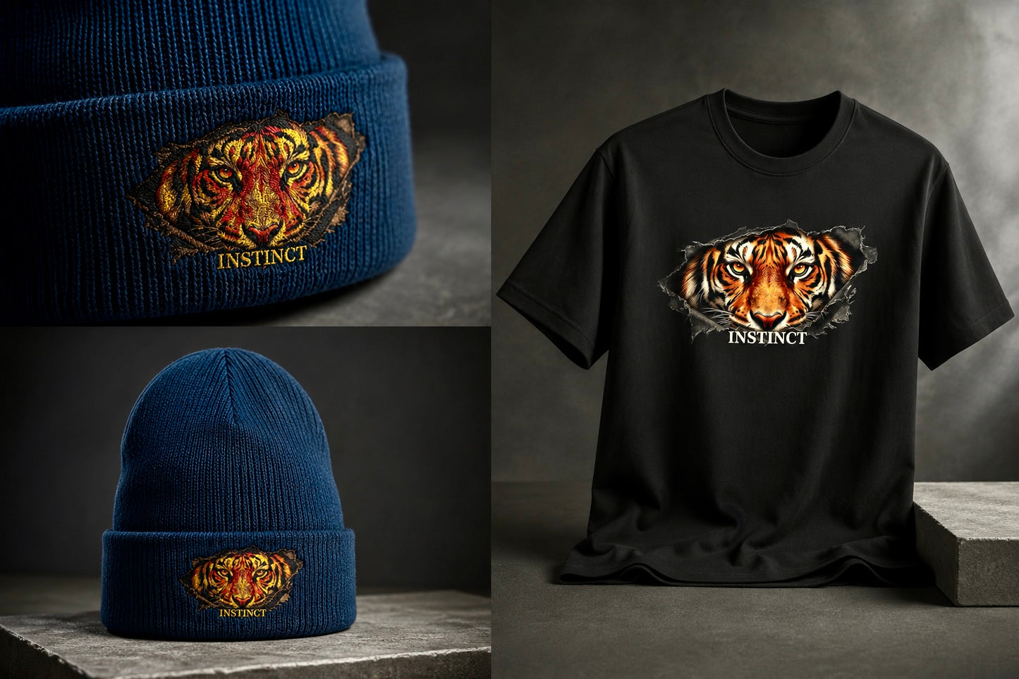 Tiger Instinct Graphic Tee — Fierce Wildlife Streetwear