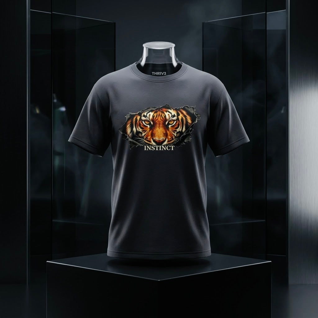 Tiger Instinct Graphic Tee — Fierce Wildlife Streetwear