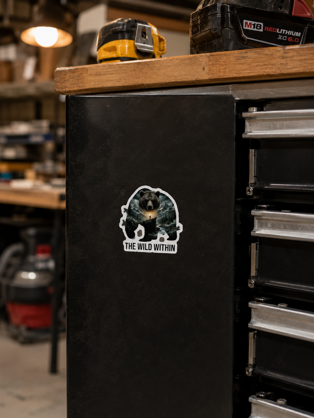 The Wild Within™ Custom Shape Magnet | Bear Mountain Wilderness Art