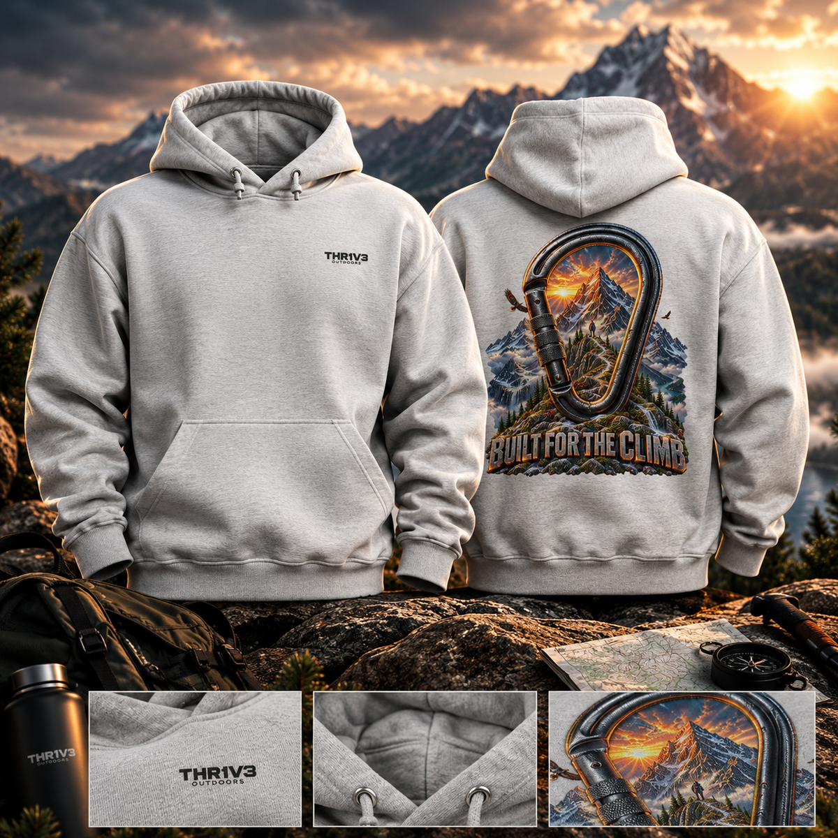 Built for the Climb Mountain Adventure Hoodie