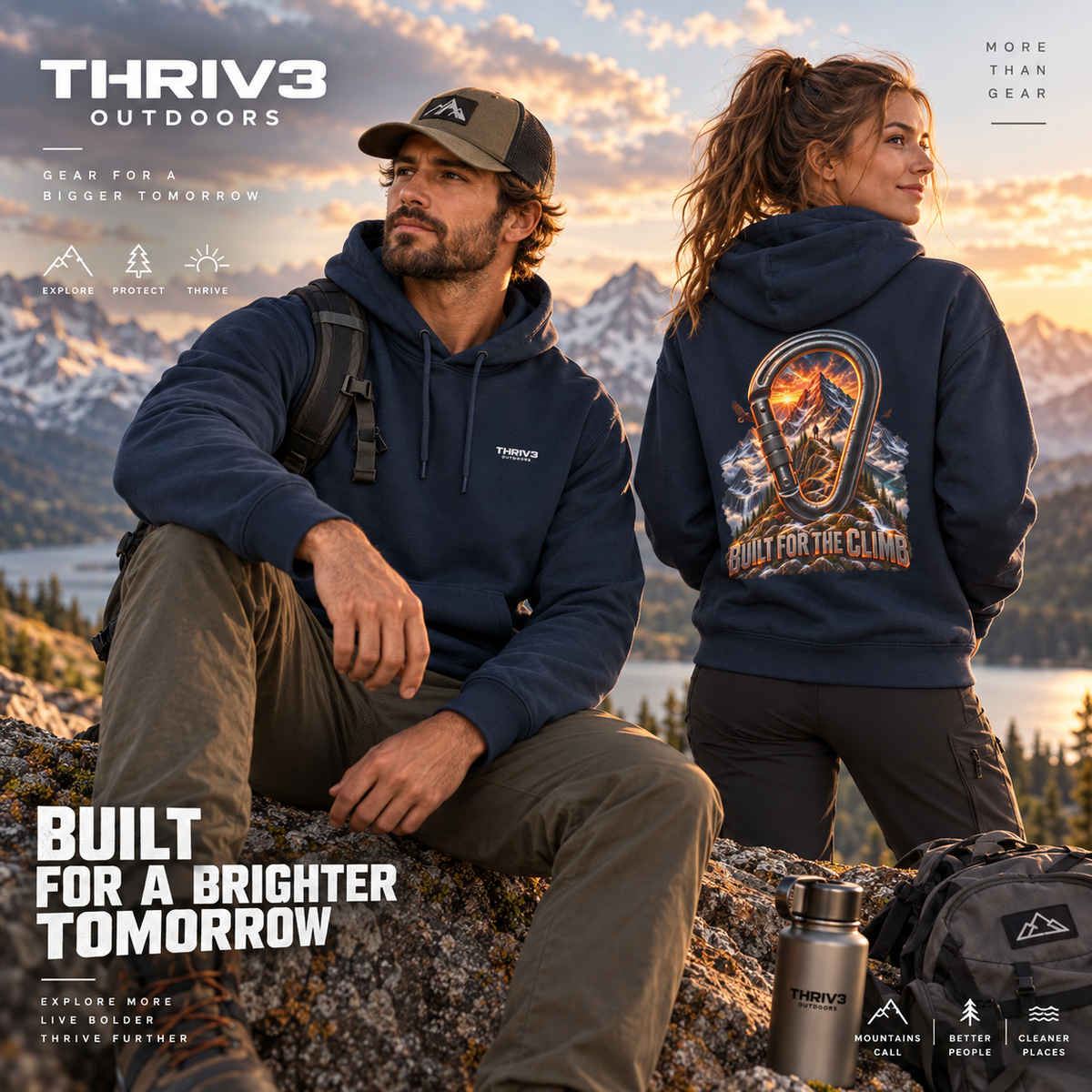 Built for the Climb Mountain Adventure Hoodie
