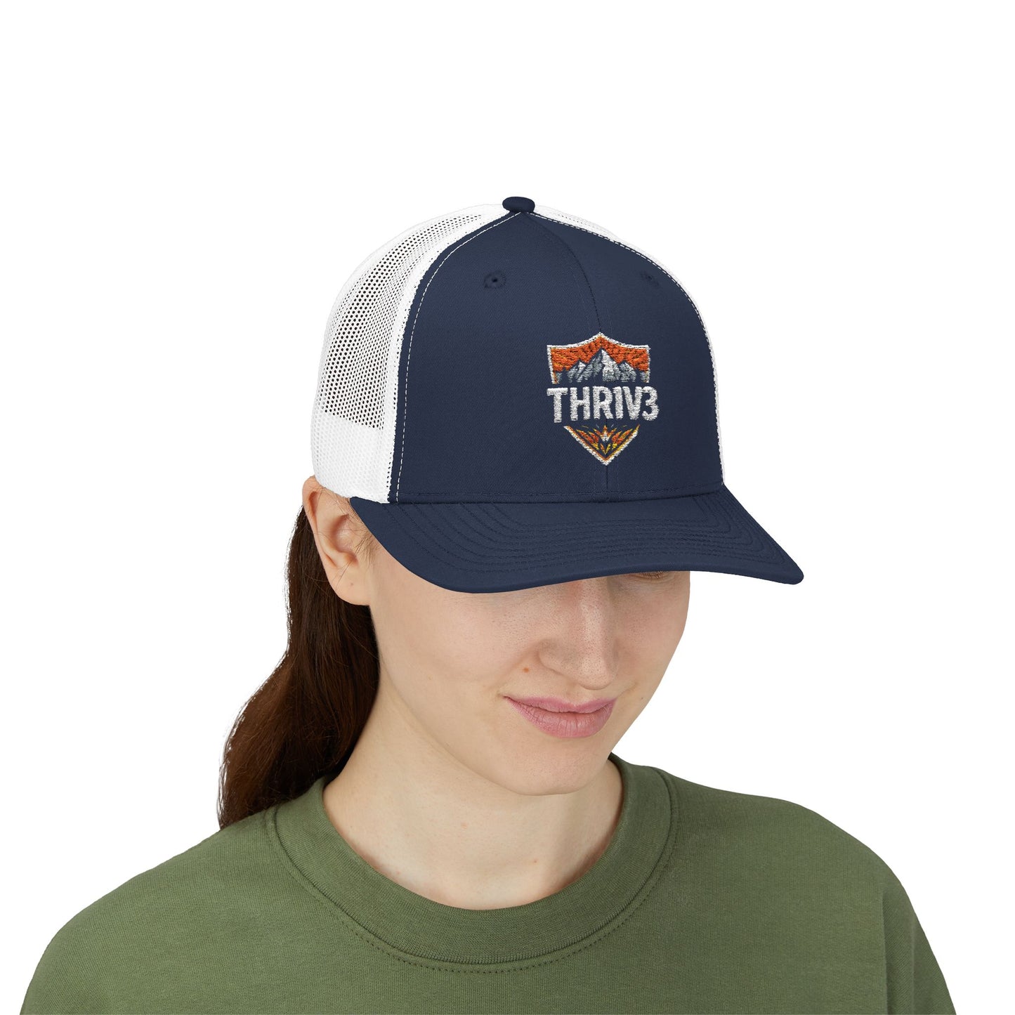 Snapback Cap THR1V3 Collective Mountaineer Outdoors Official Wildlife Logo
