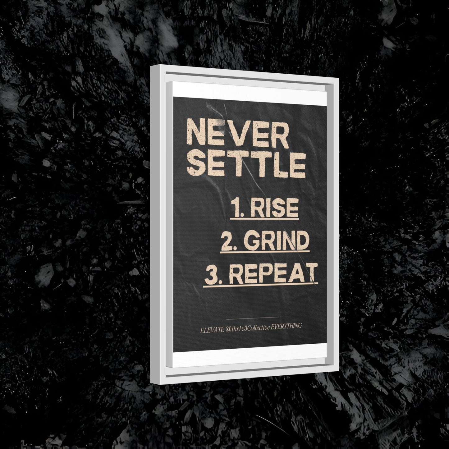 Canvas Print Motivational Inspire Dedication