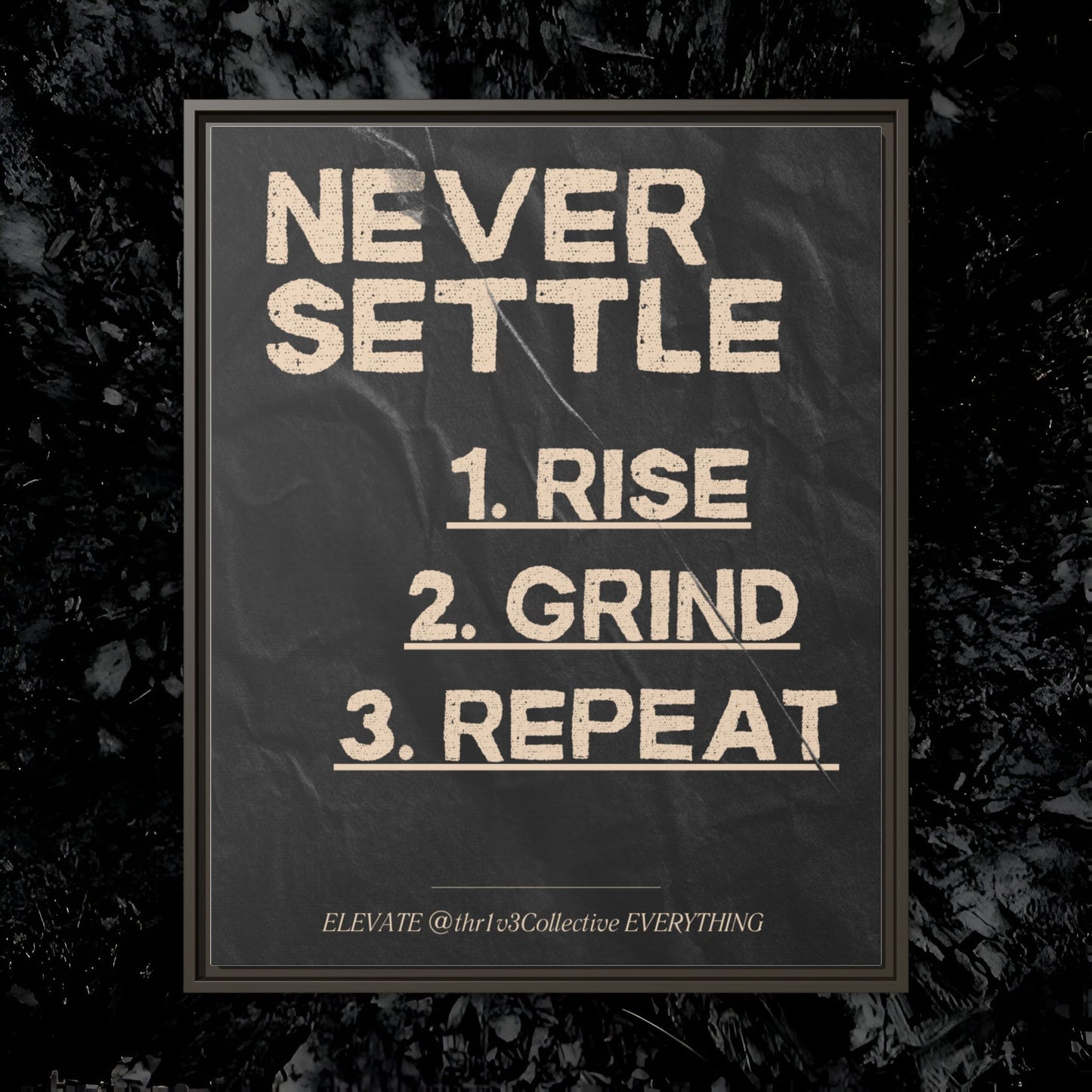 Canvas Print Motivational Inspire Dedication