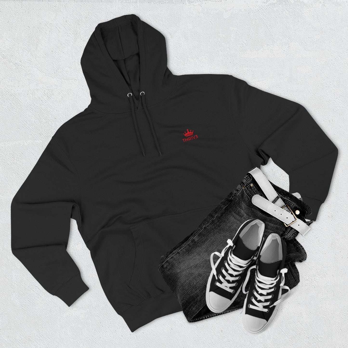 Tiger Watercolor Hoodie — Colorful Drip Animal Graphic Fleece Hoodie