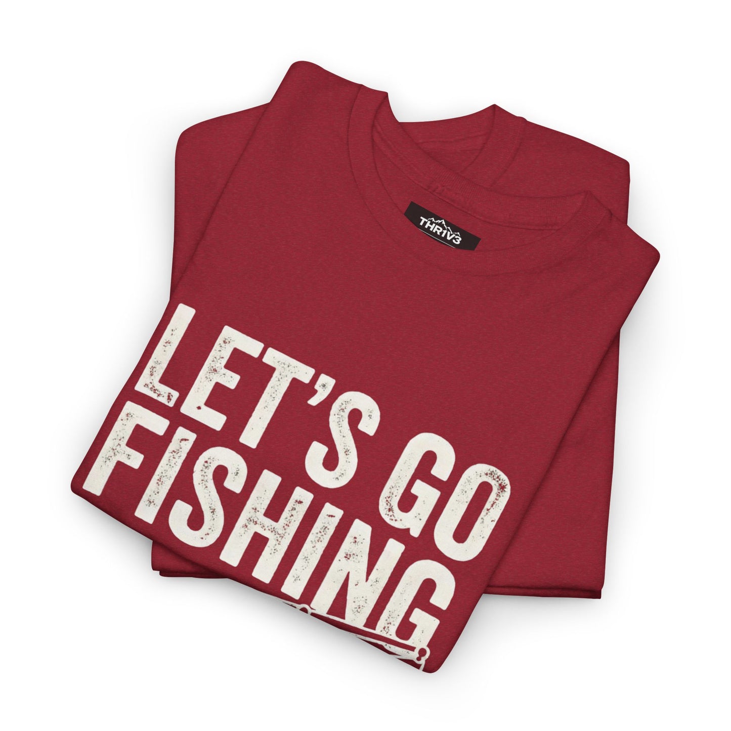 Fishing T-Shirt – "Let's Go Fishing" & "WTF (Where's The Fish)" Graphic Tee for Anglers