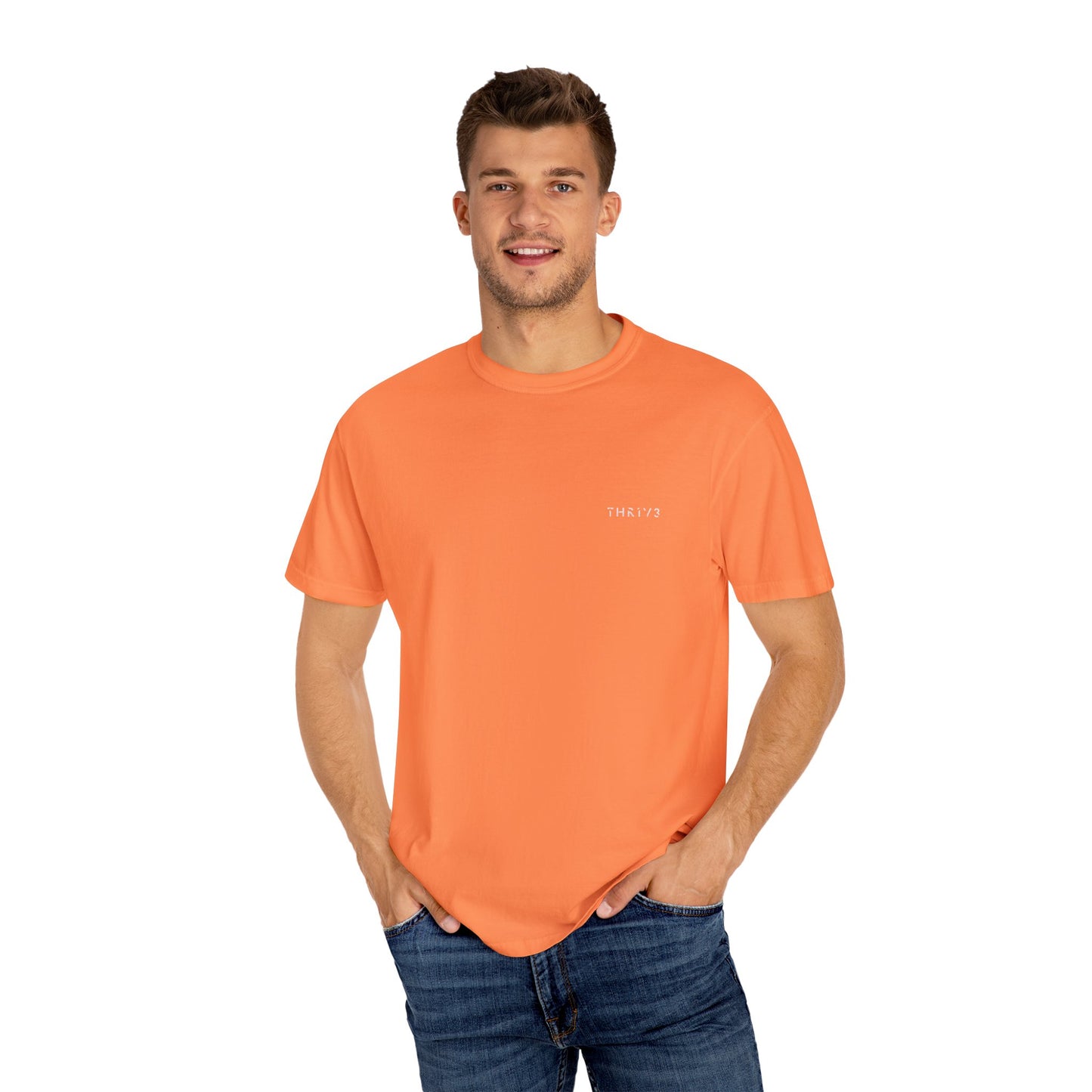 Motivational Garment-Dyed T-shirt - Emphasizing Value of Time