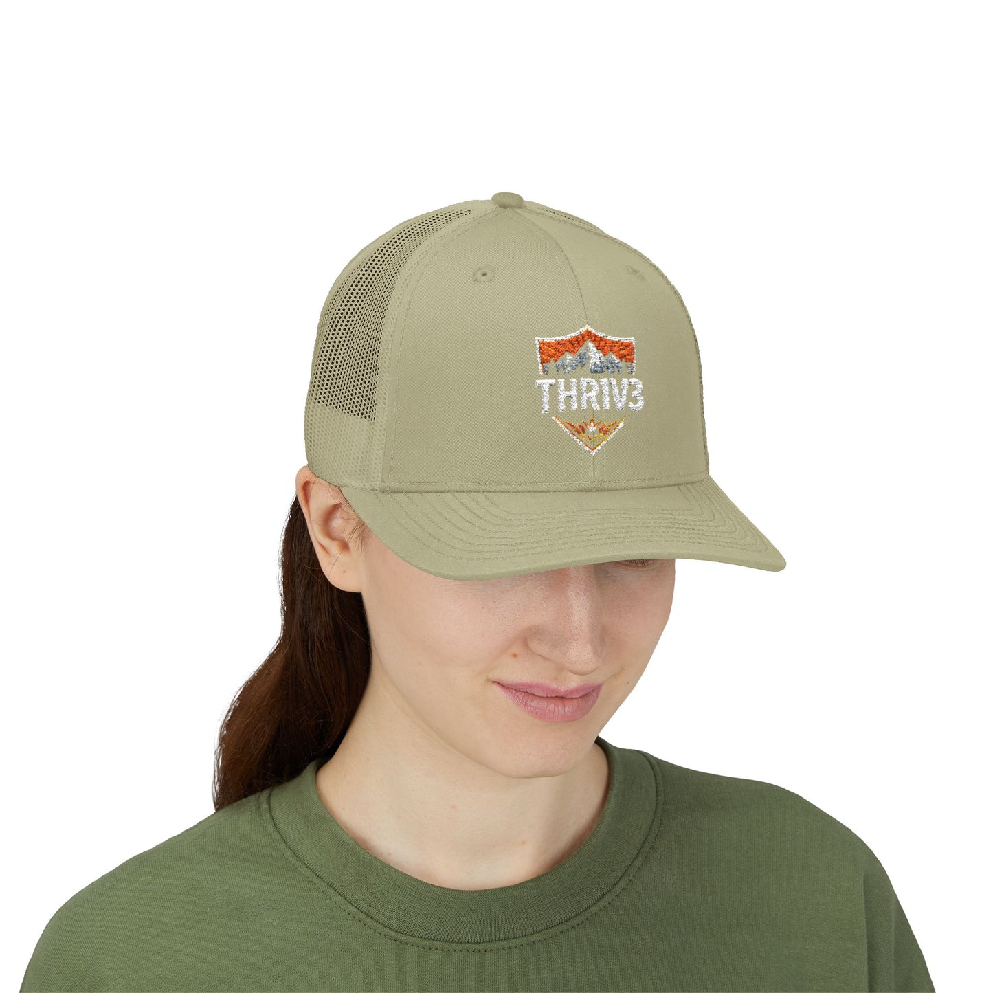 Snapback Cap THR1V3 Collective Mountaineer Outdoors Official Wildlife Logo